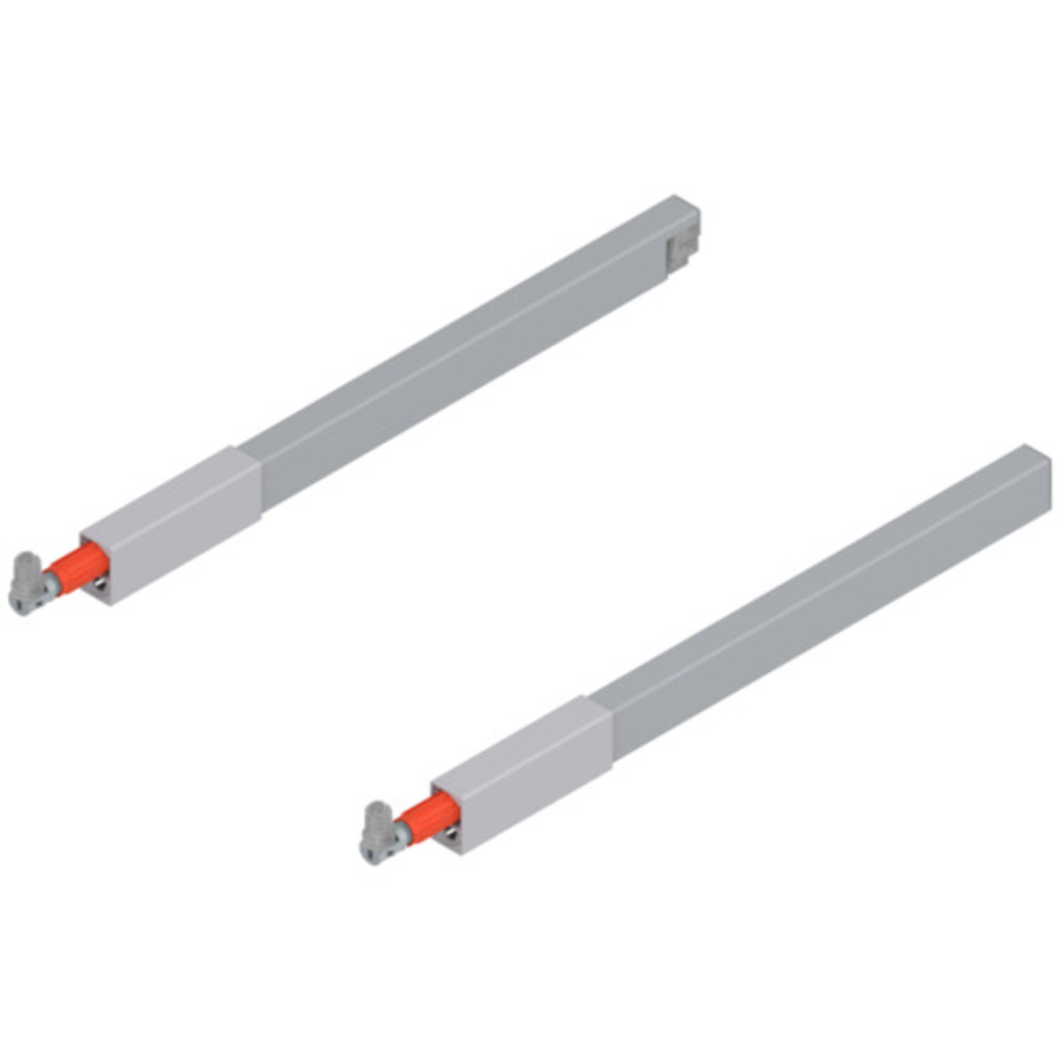Verstelbare relingset antaro 350mm li +re mettalic