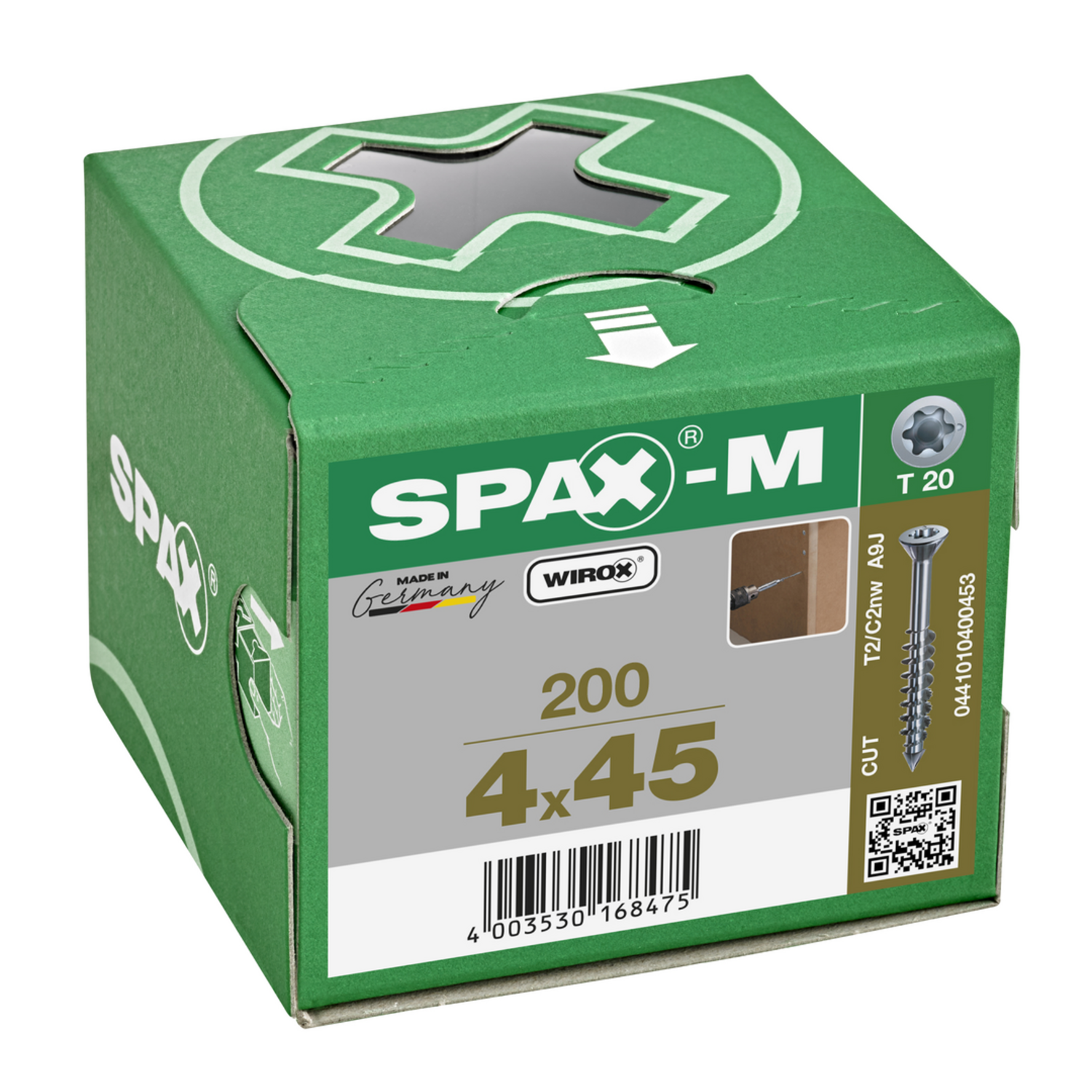 Spax-m vijs 4.0x45 met boorpunt