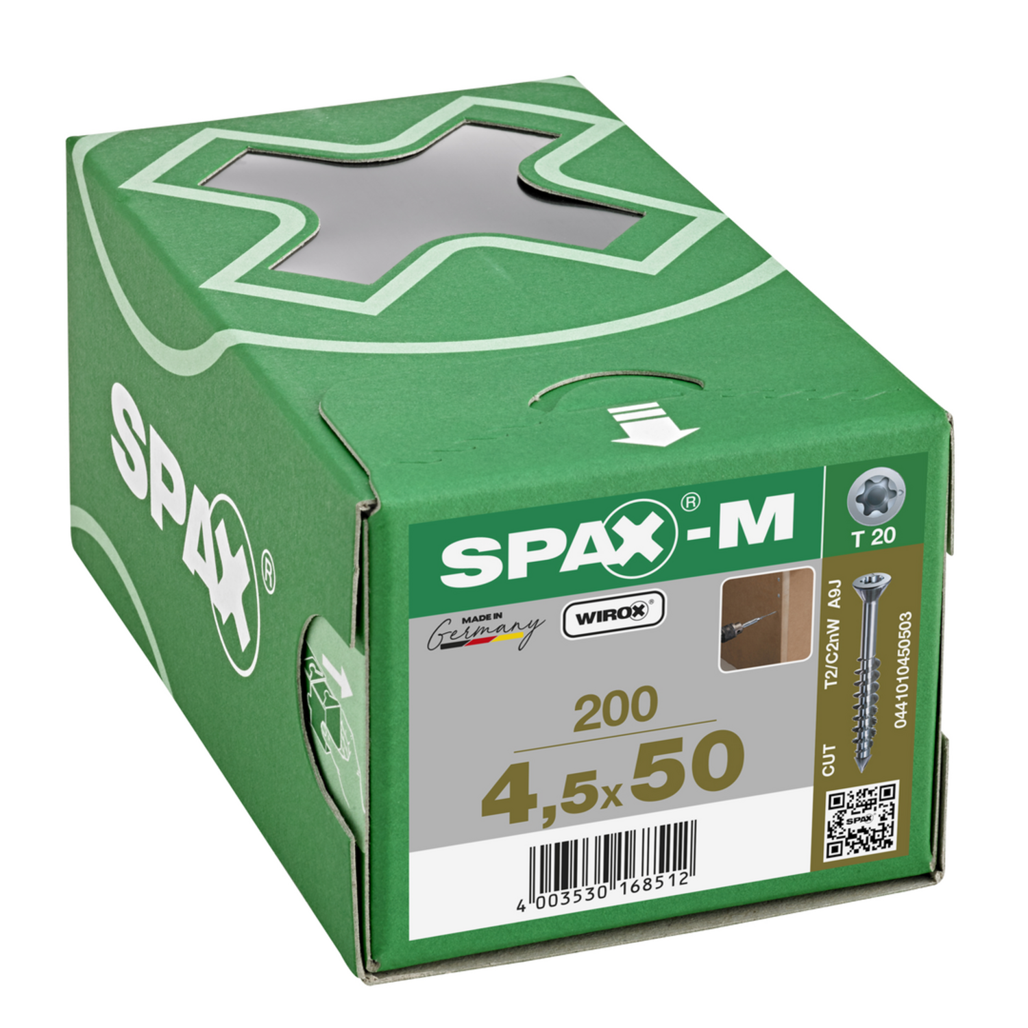 Spax-m vijs 4.5x50 met boorpunt