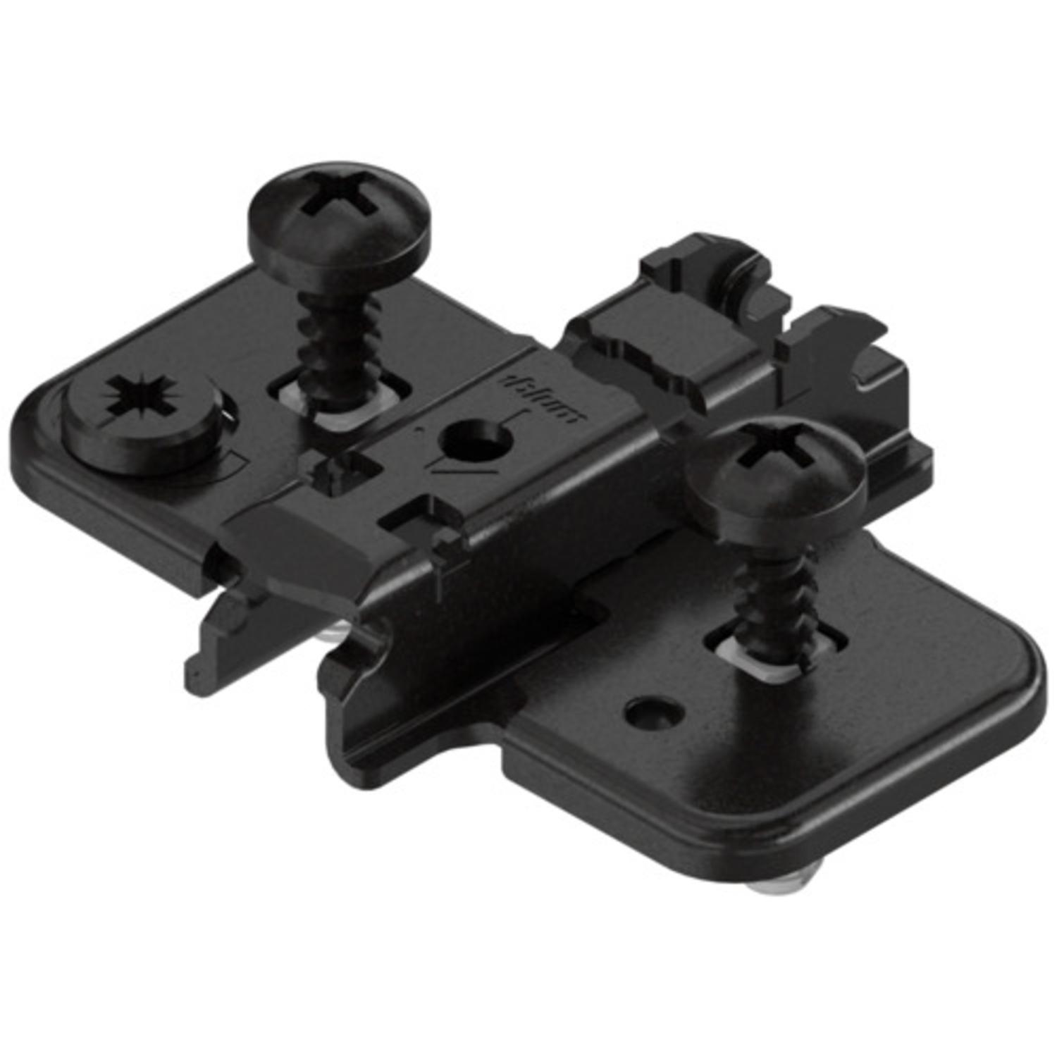 Stelplaat excentrisch expando 3mm onyx zwart