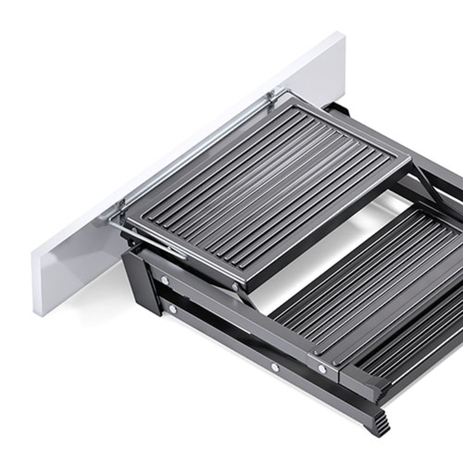 Hailo step-fix keukentrapje antraciet/zwart