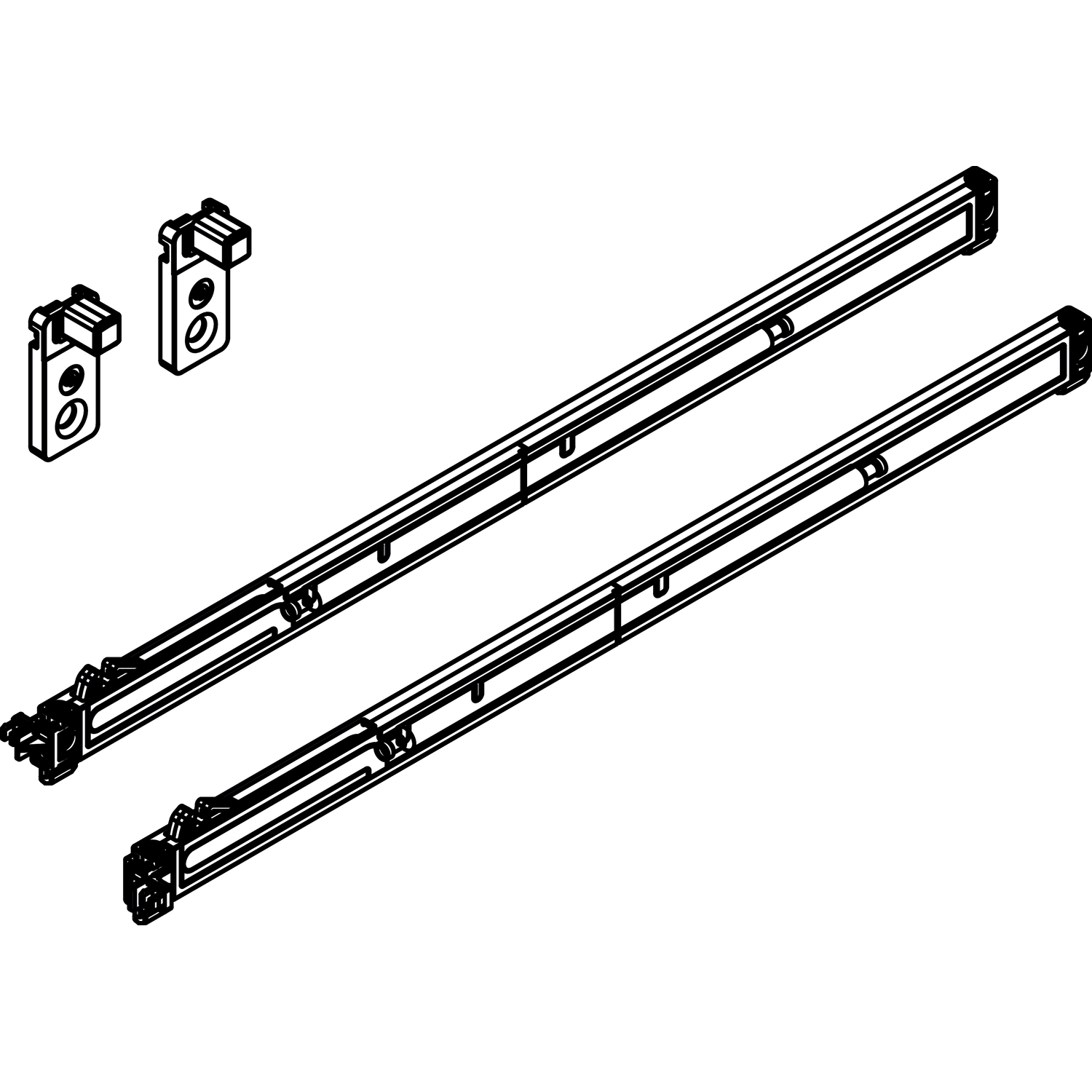 Hawa Combino 65 demper 50-65 kg 2 stuks