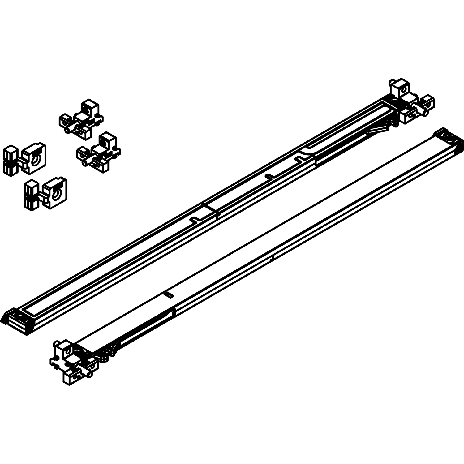 Hawa Combino 50 demper 30-50kg 2 stuks
