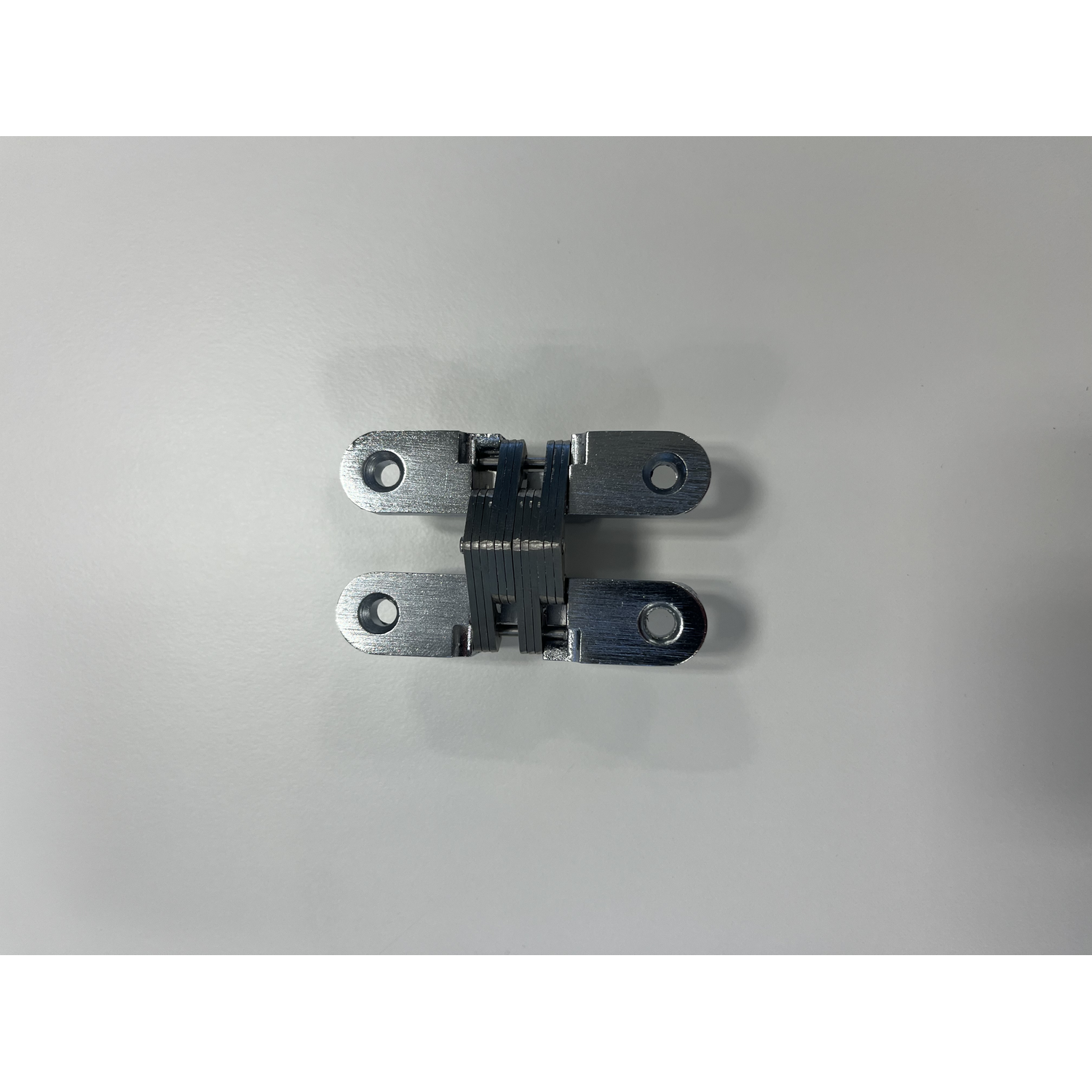 Onzichtbaar scharnier 68.8x15.7mm nikkel geborsteld
