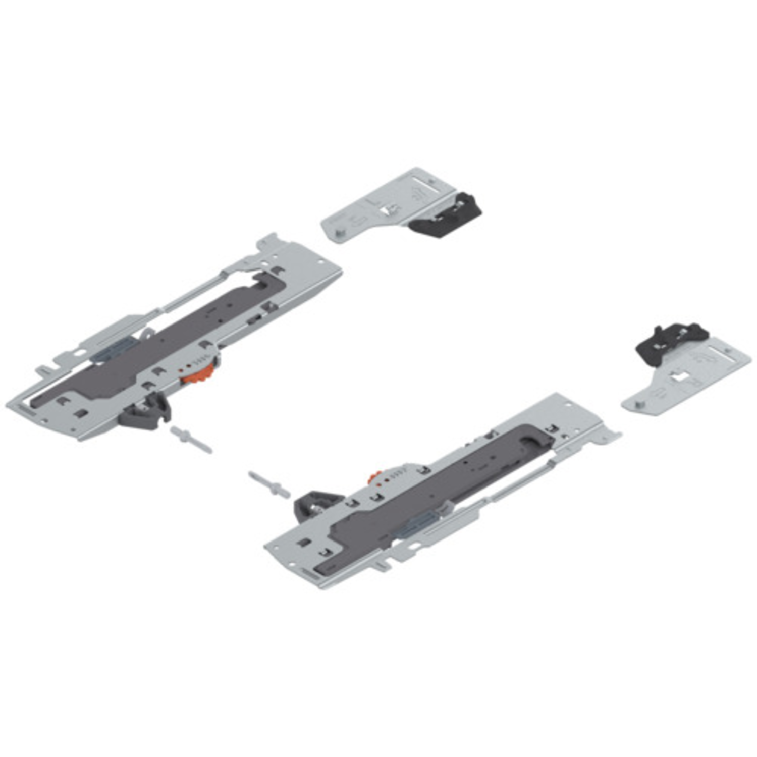 Tip-on blumotion set 350-650mm 40 kg