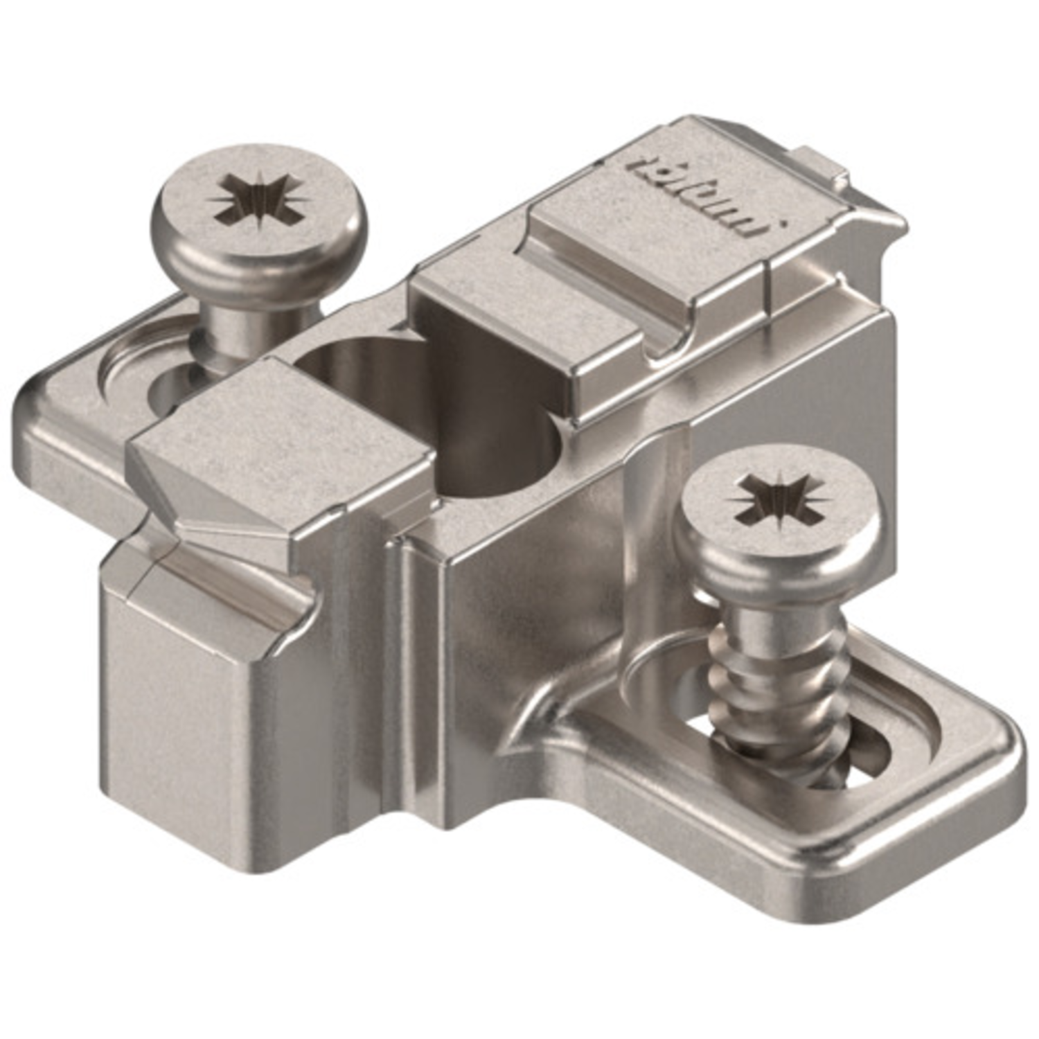 Stelplaat 9mm verdikt met vijs 175l8190
