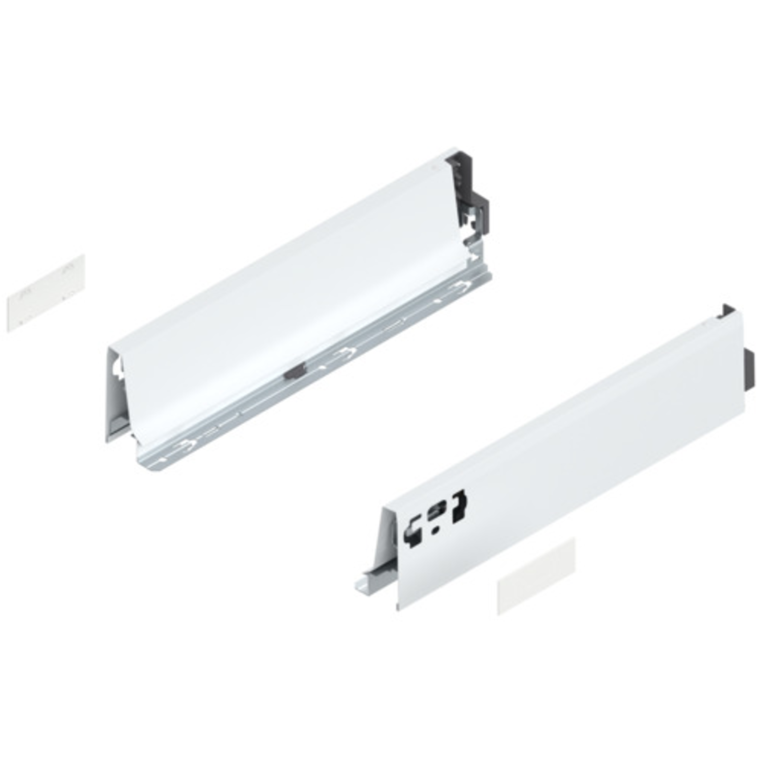 Ladeprofiel m antaro l+r 350mm zijdewit
