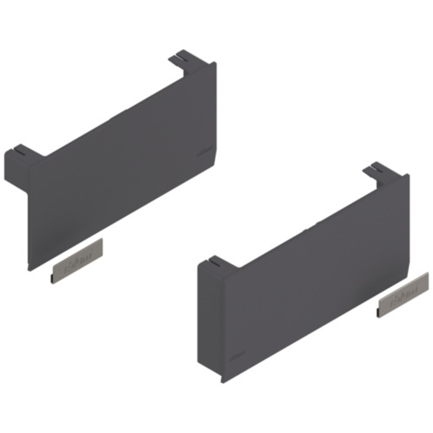 Aventos hk top set afdekkap l+r donkergrijs
