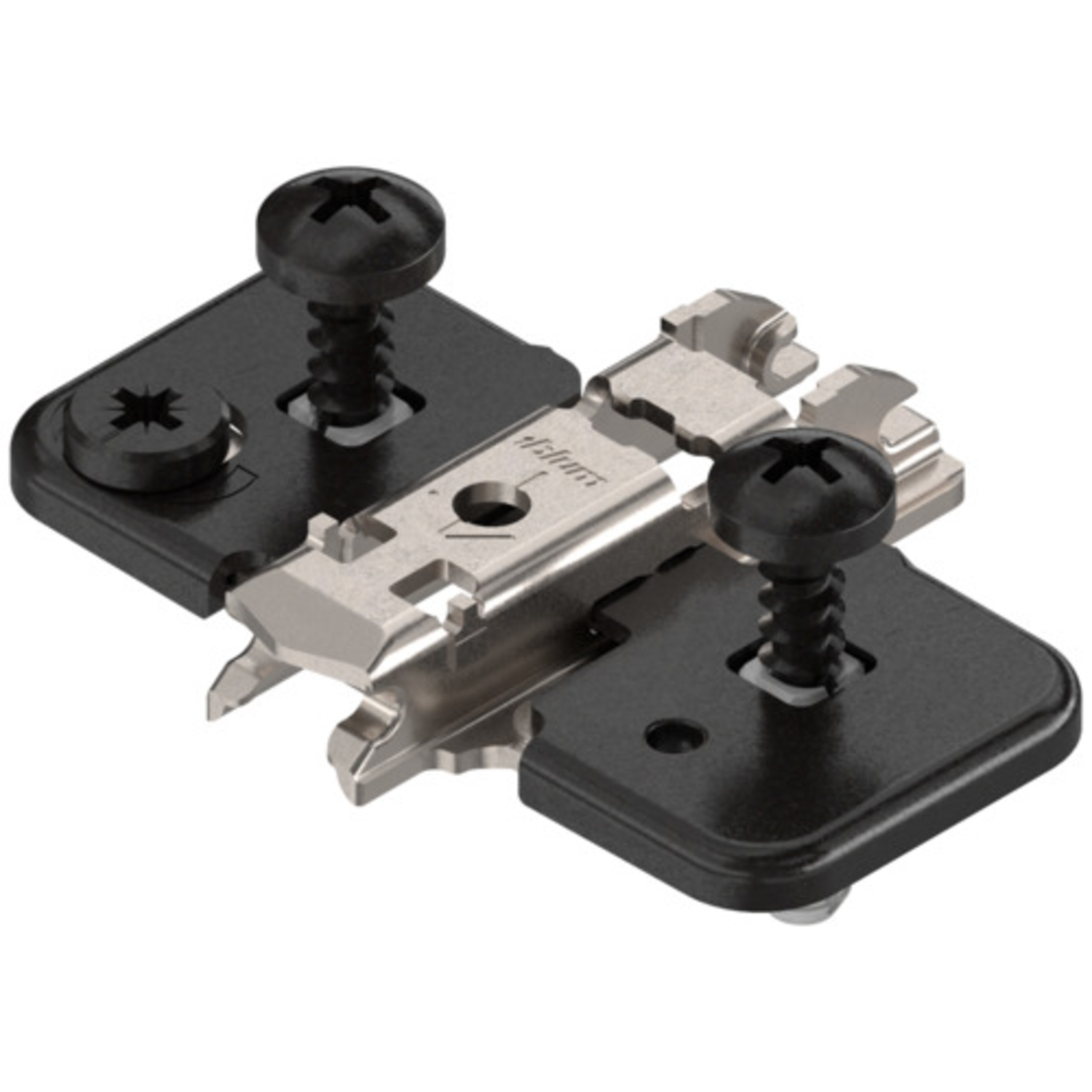 Stelplaat excentrisch expando 0mm onyx zwart