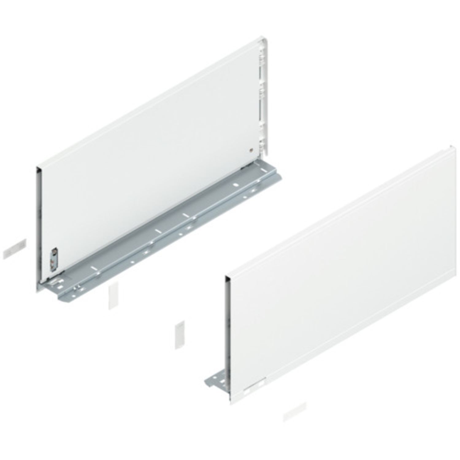 Legrabox zijkant l+r  f   500mm zijdewit