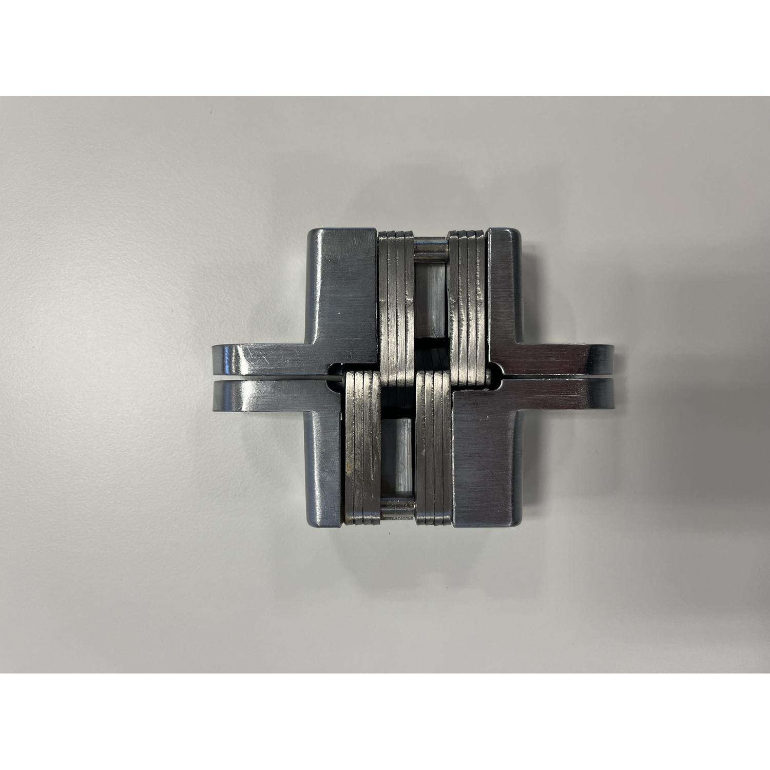 Onzichtbaar scharnier 116x27.8mm nikkel geborsteld