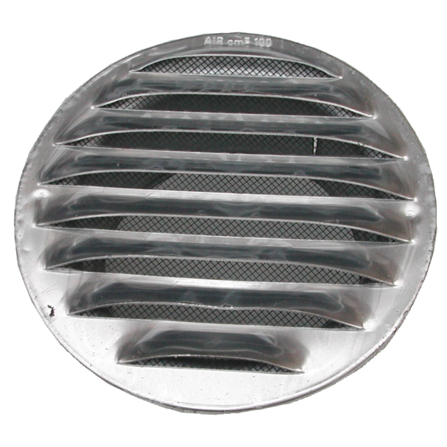Ronde schoepenrooster d.100mm alu