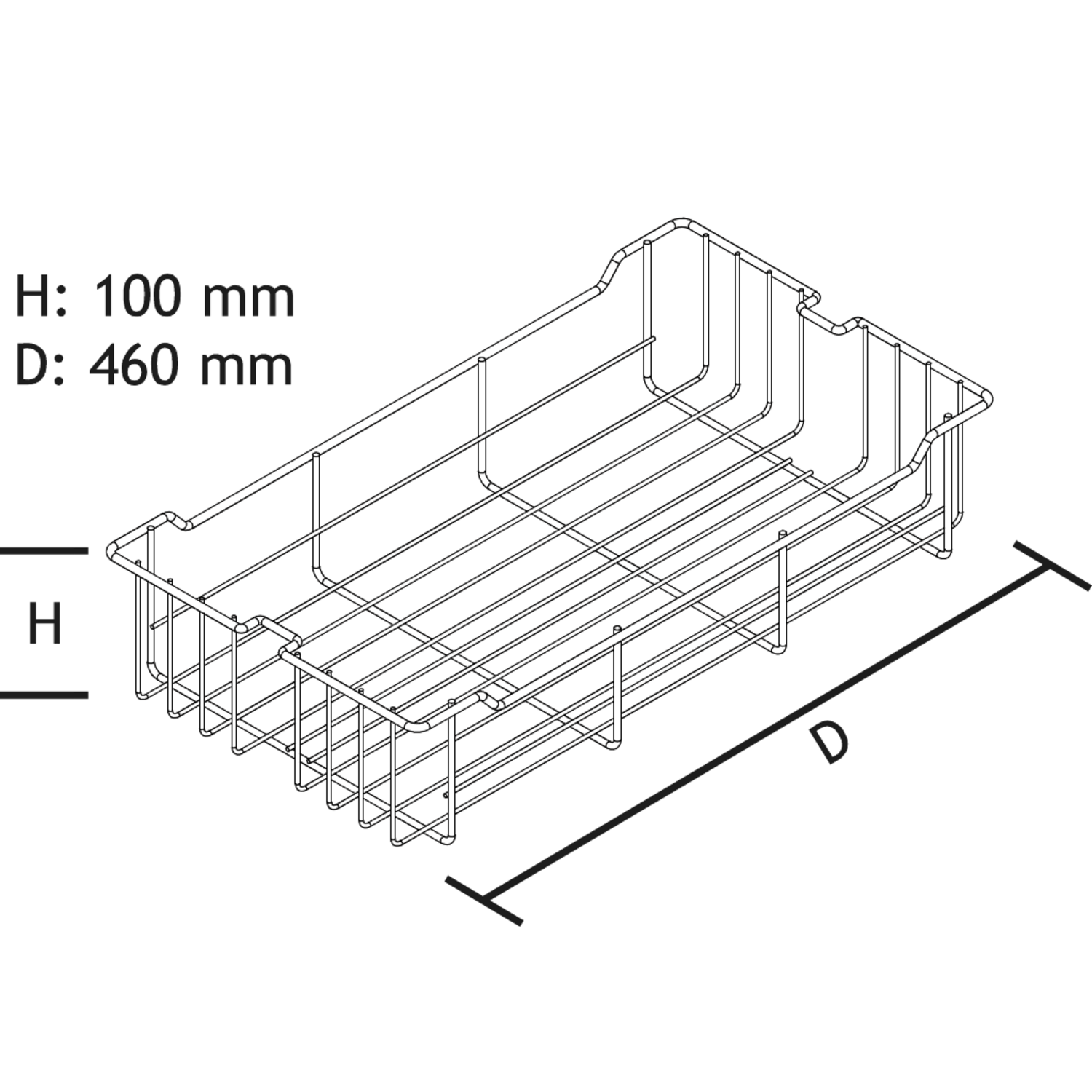 Korf Classic V11 voor kolomkast chroom k400mm