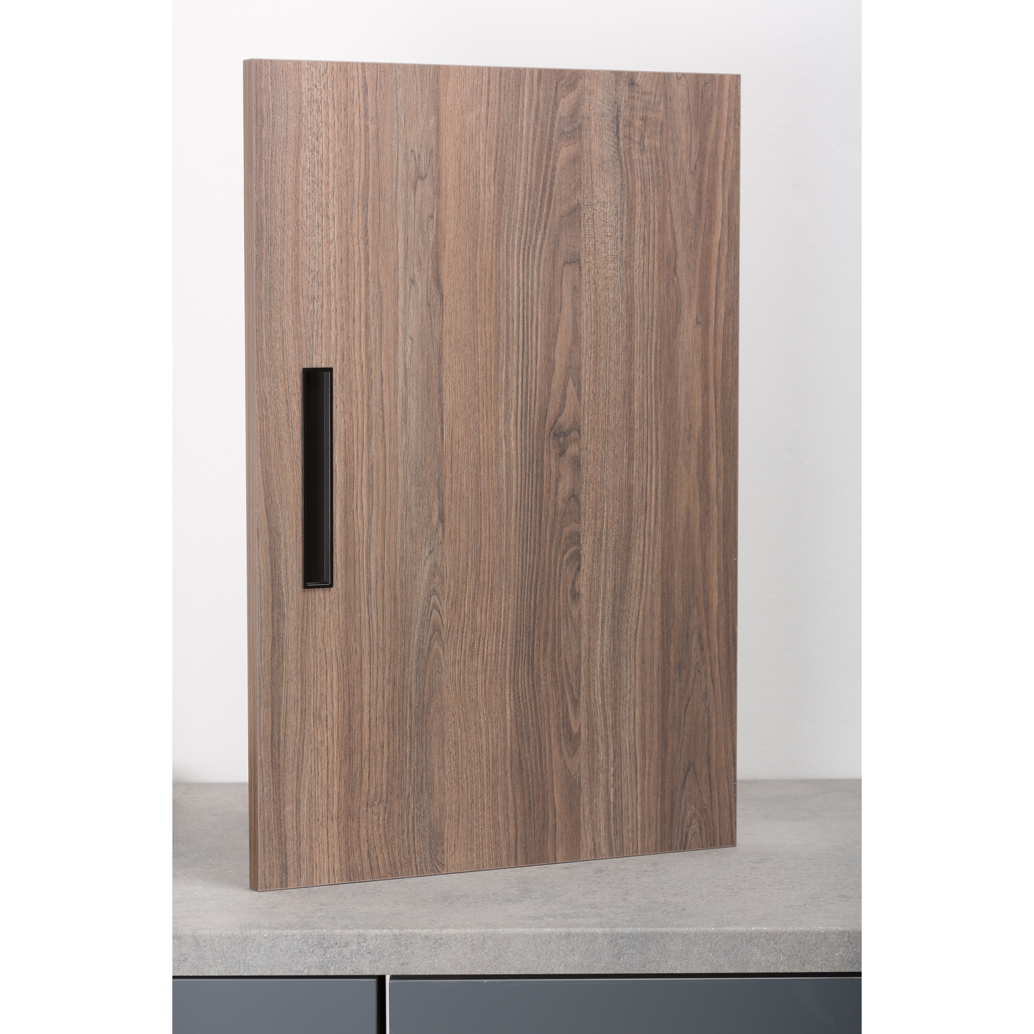 Greep CUBIC L160 zamak mat zwart