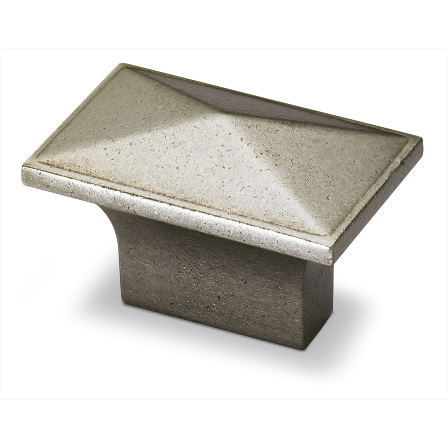 Knop Tarraco, boorafstand 16, L 49 mm, B 30 mm, H 28 mm, tinkleurig