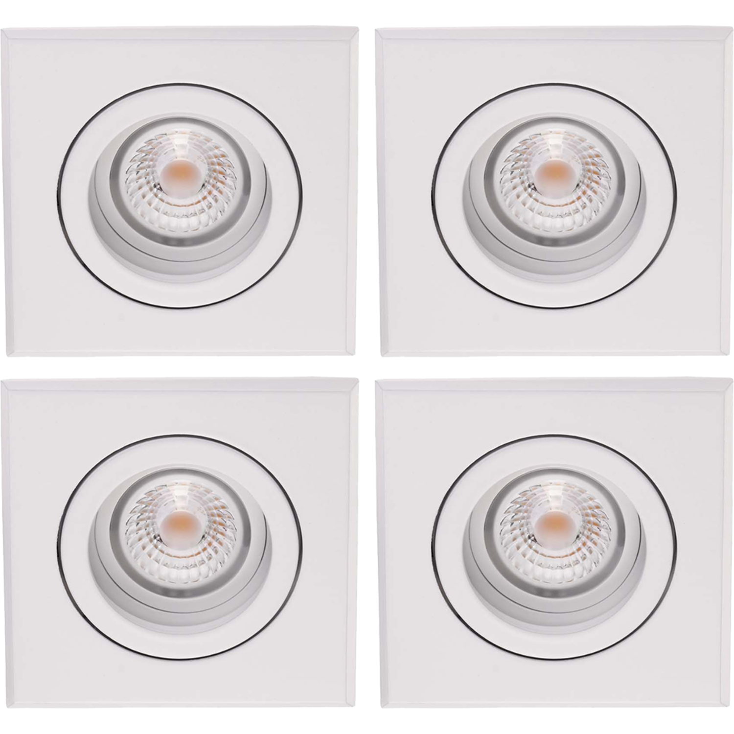 Tronix led spot set 4x wit 5W/230V 3000K 38° 395lm