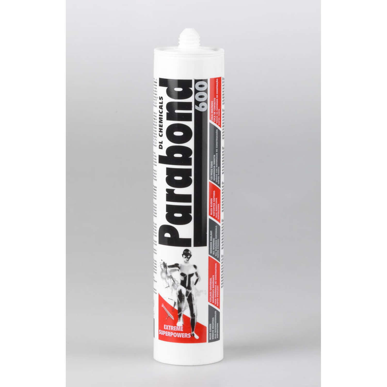 Parabond 600 ms polymeer 290ml zwart