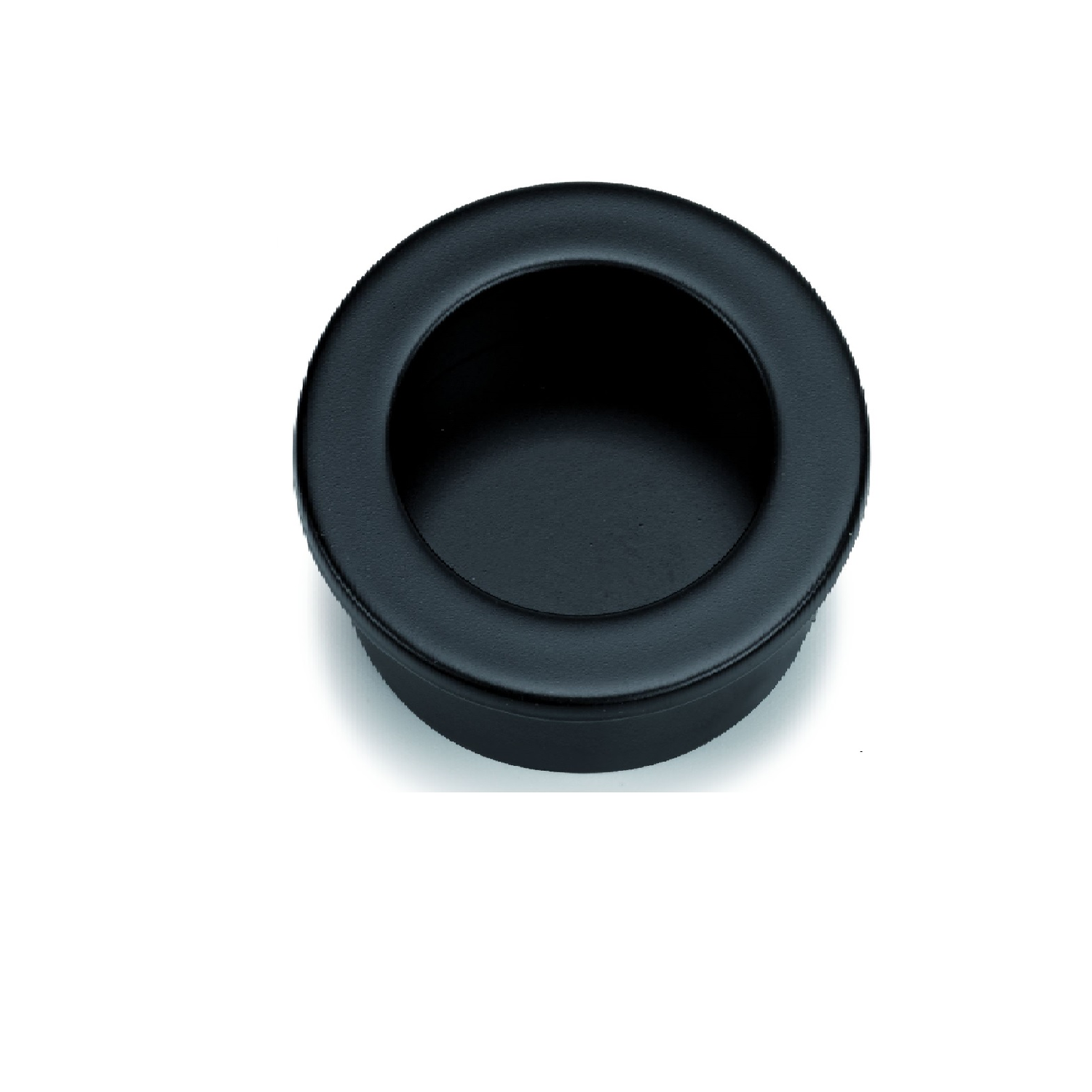 Inkapschelp rond zmk diam 40mm zwart
