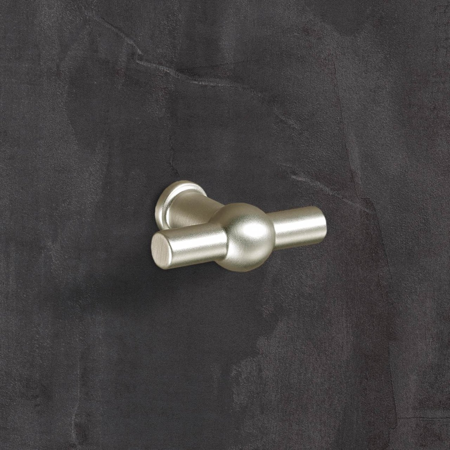 Knop Altedo, L 50 mm, H 37 mm, roestvrij staal finish geborsteld
