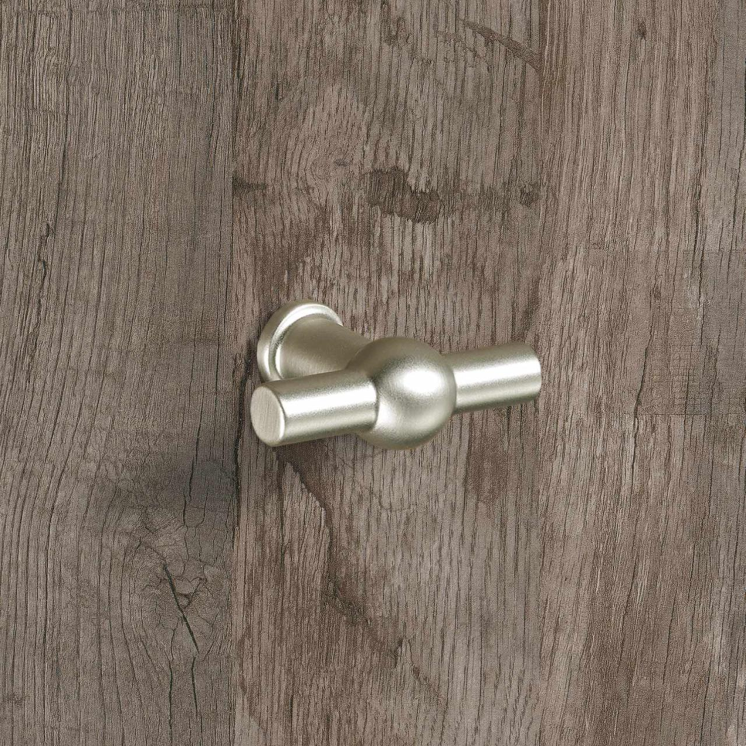 Knop Altedo, L 50 mm, H 37 mm, roestvrij staal finish geborsteld
