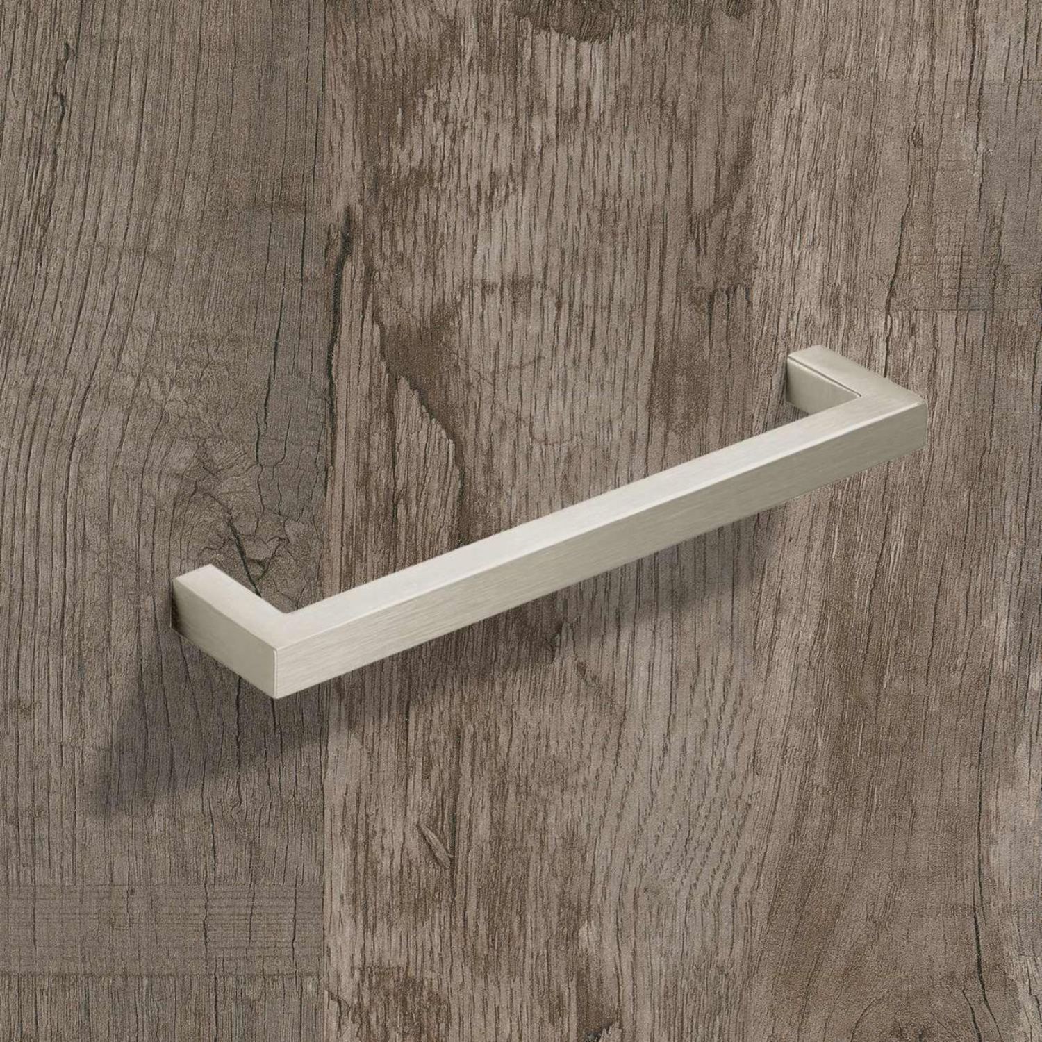 Greep Anzio, boorafstand 608, L 618 mm, B 10 mm, H 32 mm, roestvrij staal geborsteld