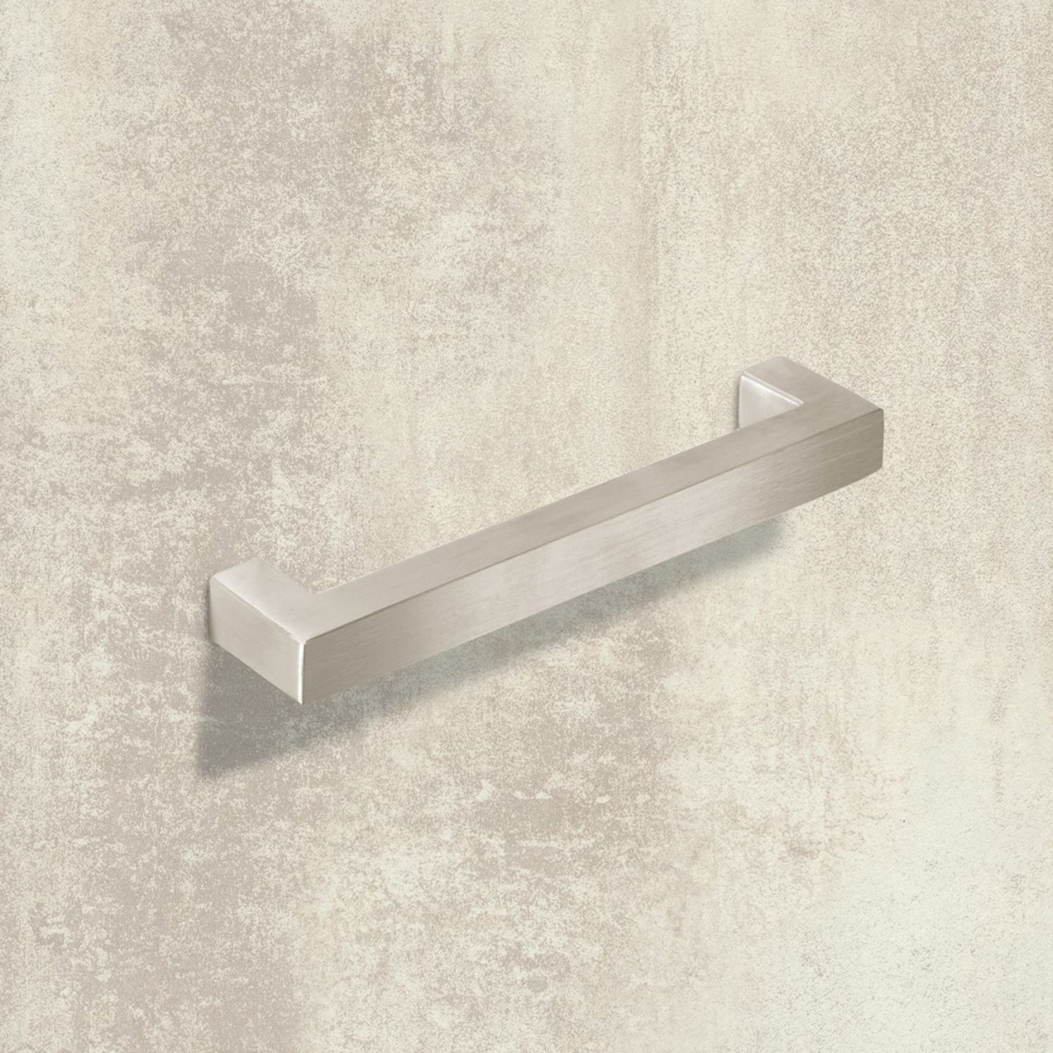 Greep Aosta, boorafstand 416, L 432 mm, B 16 mm, H 35 mm, roestvrij staal geborsteld