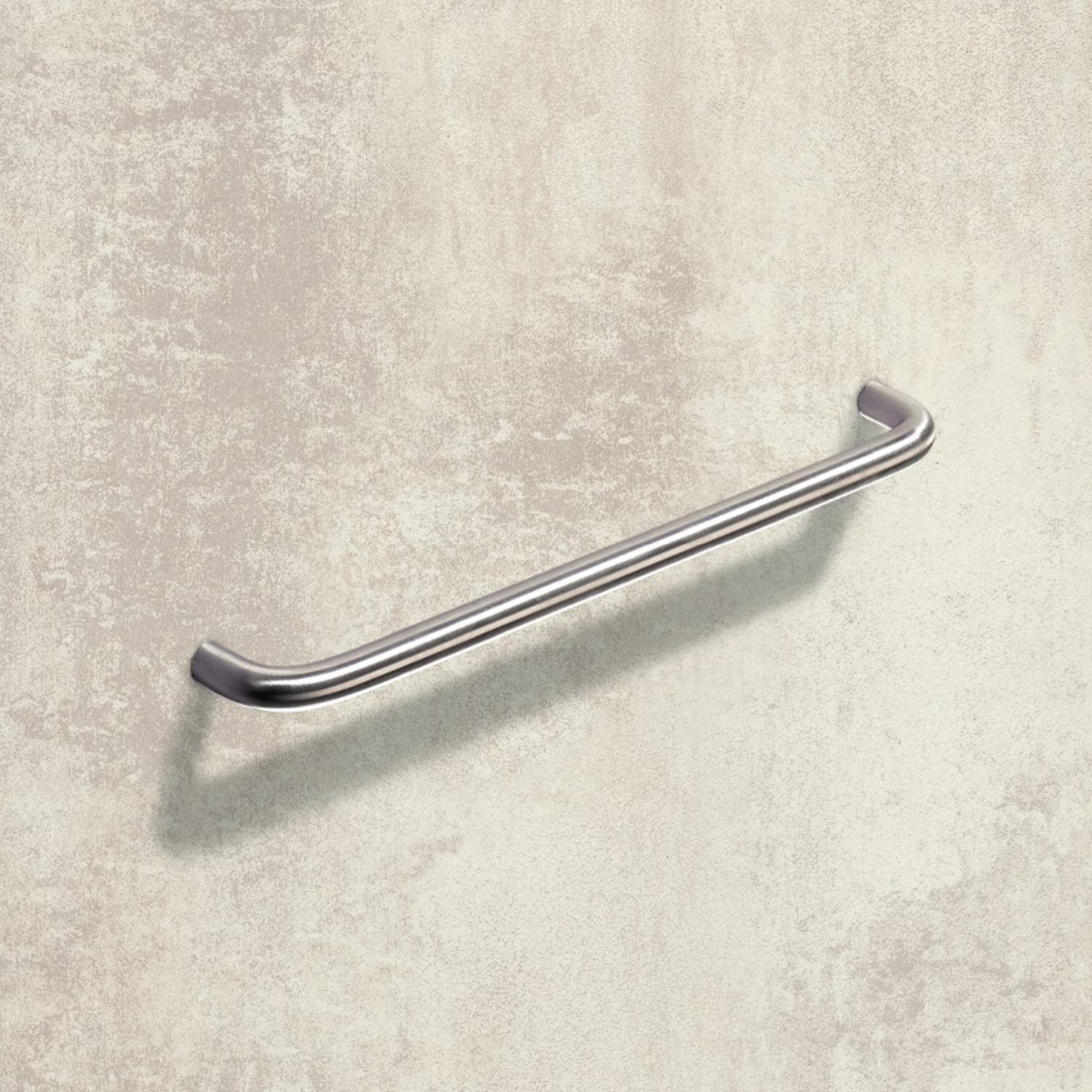 Greep Asopus, boorafstand 192, L 204 mm, H 40 mm, ø 12 mm, roestvrij staal geborsteld