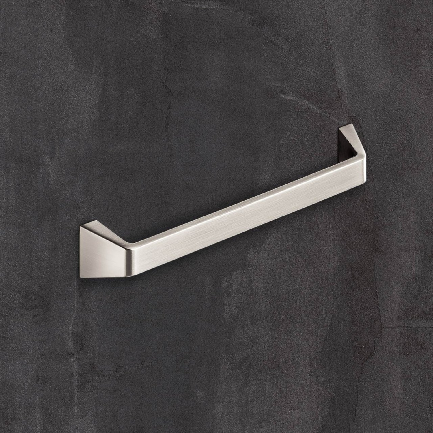 Greep Basilia, boorafstand 192, L 208 mm, B 30 mm, H 30 mm, roestvrij staal finish geborsteld
