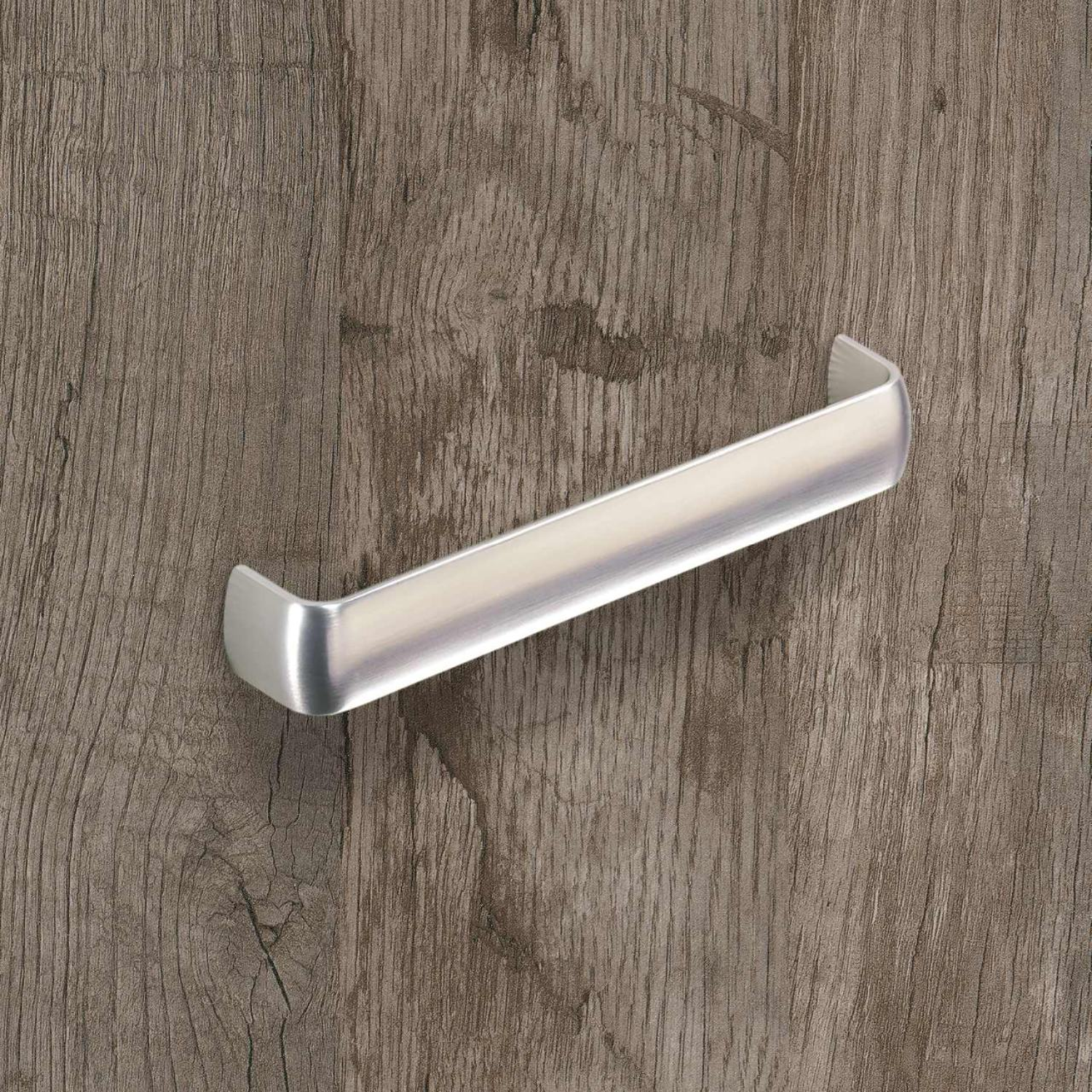 Greep Belna, boorafstand 128, L 135 mm, B 22 mm, H 29 mm, roestvrij staal finish geborsteld