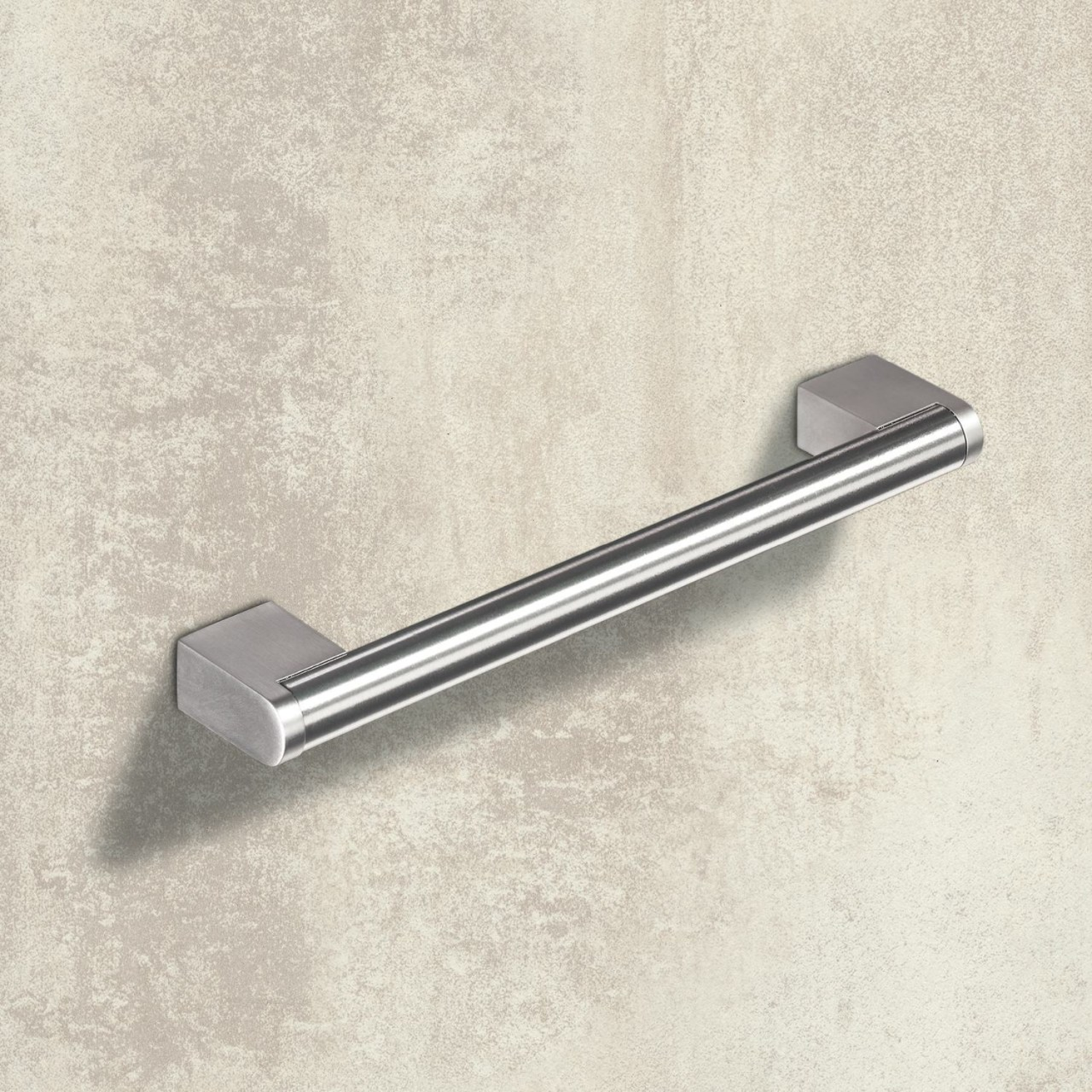 Greep Brema, boorafstand 96, L 108 mm, B 14 mm, H 35 mm, Roestvrij staal geborsteld / roestvrij staal finish geborsteld