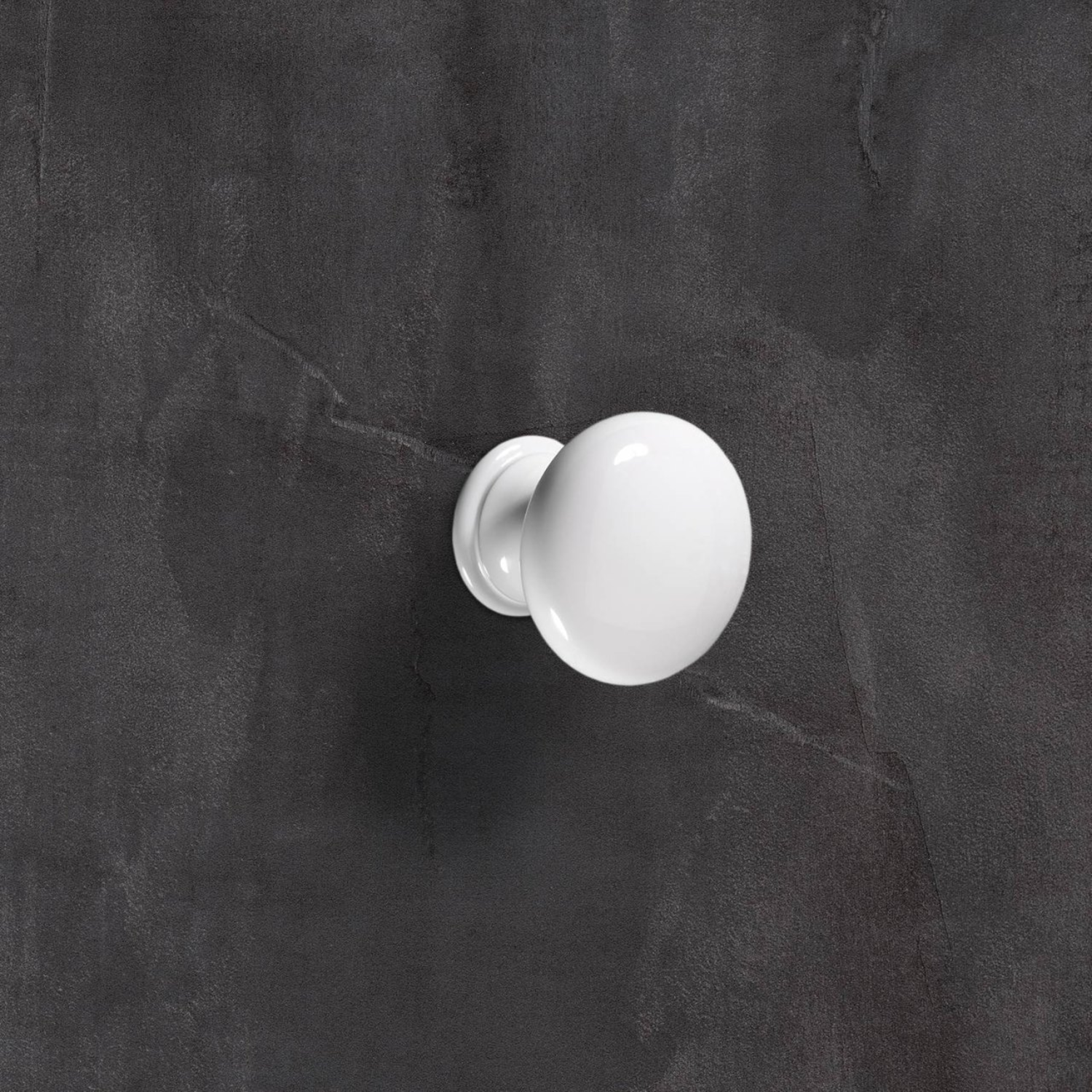 Knop Cirpi, H 27 mm, ø 30 mm, Wit