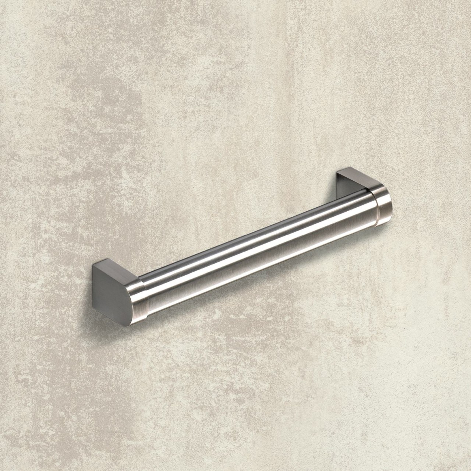 Greep Como, boorafstand 320, L 332 mm, B 26 mm, H 45 mm, Roestvrij staal geborsteld / roestvrij staal finish geborsteld