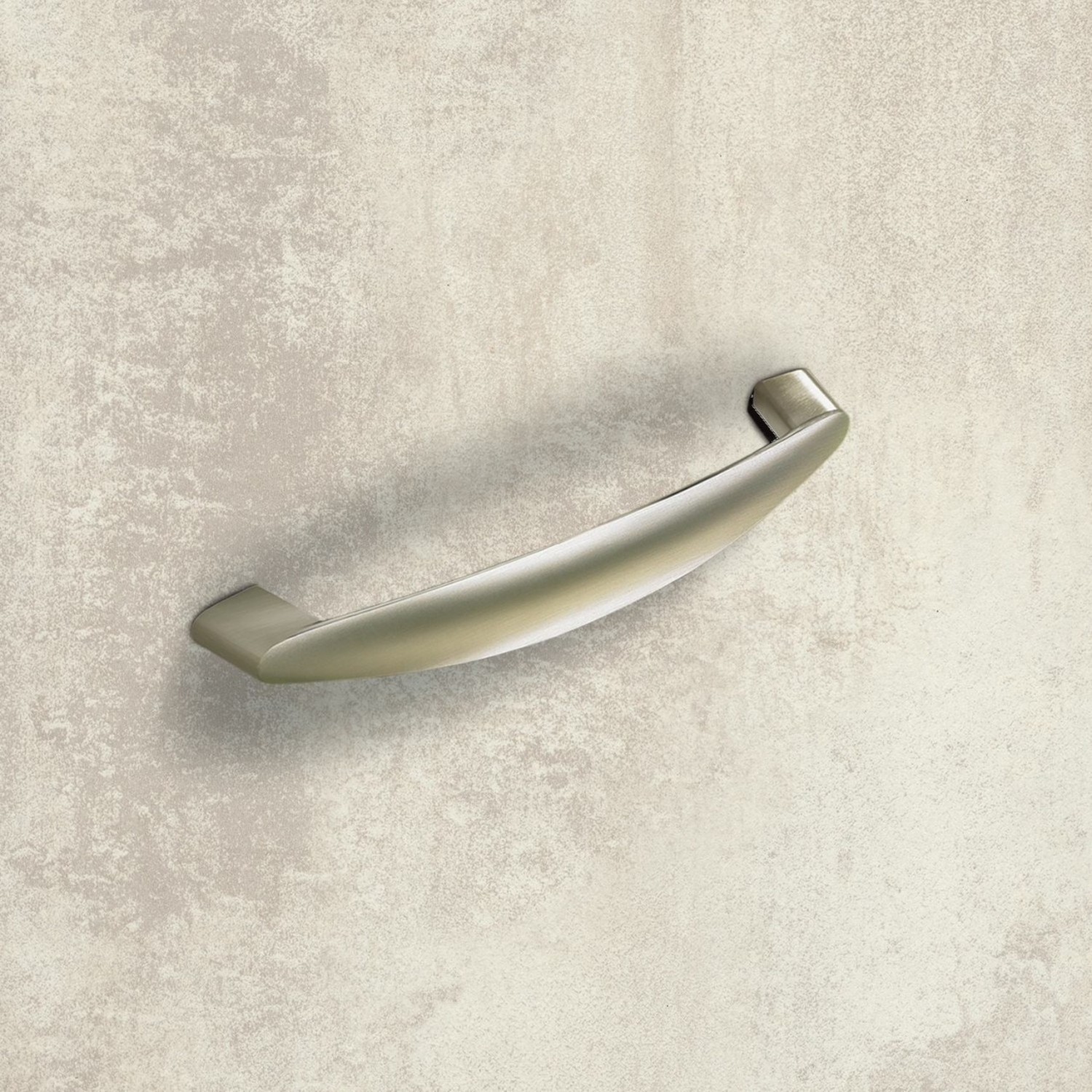 Greep Dinia, boorafstand 96, L 118 mm, B 16 mm, H 28 mm, roestvrij staal finish geborsteld