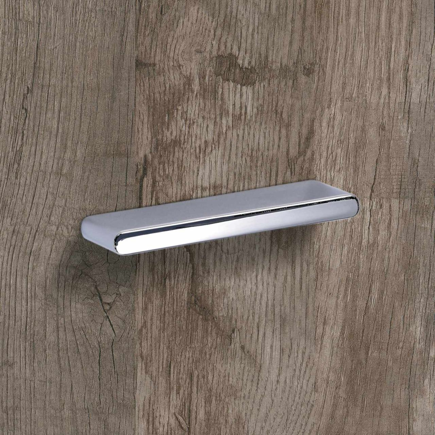 Greep Fermo, boorafstand 32 / 64 mm, L 74 mm, B 7 mm, H 27 mm, glans verchroomd