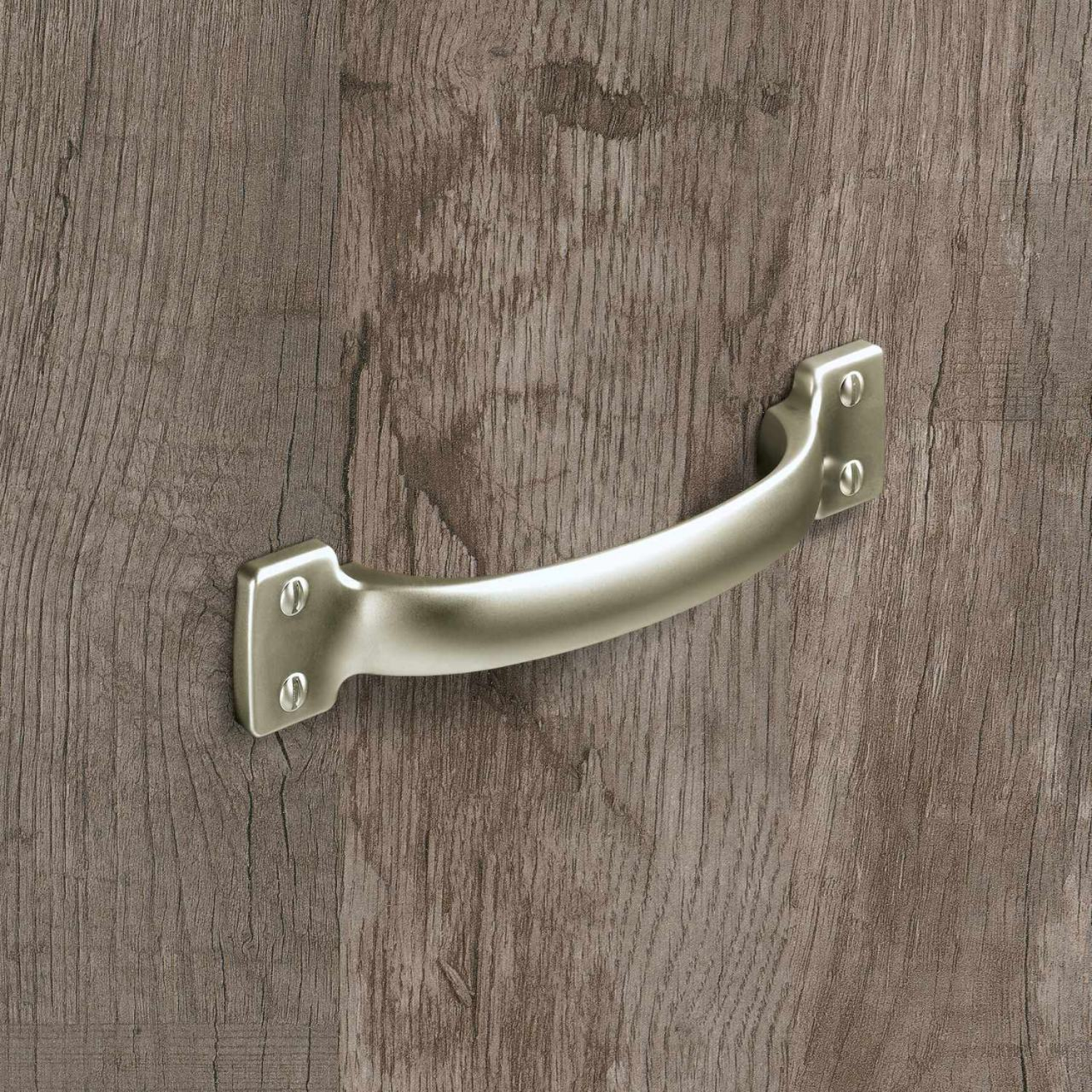 Greep Flavia, boorafstand 96, L 145 mm, B 28 mm, H 28 mm, Mat vernikkeld