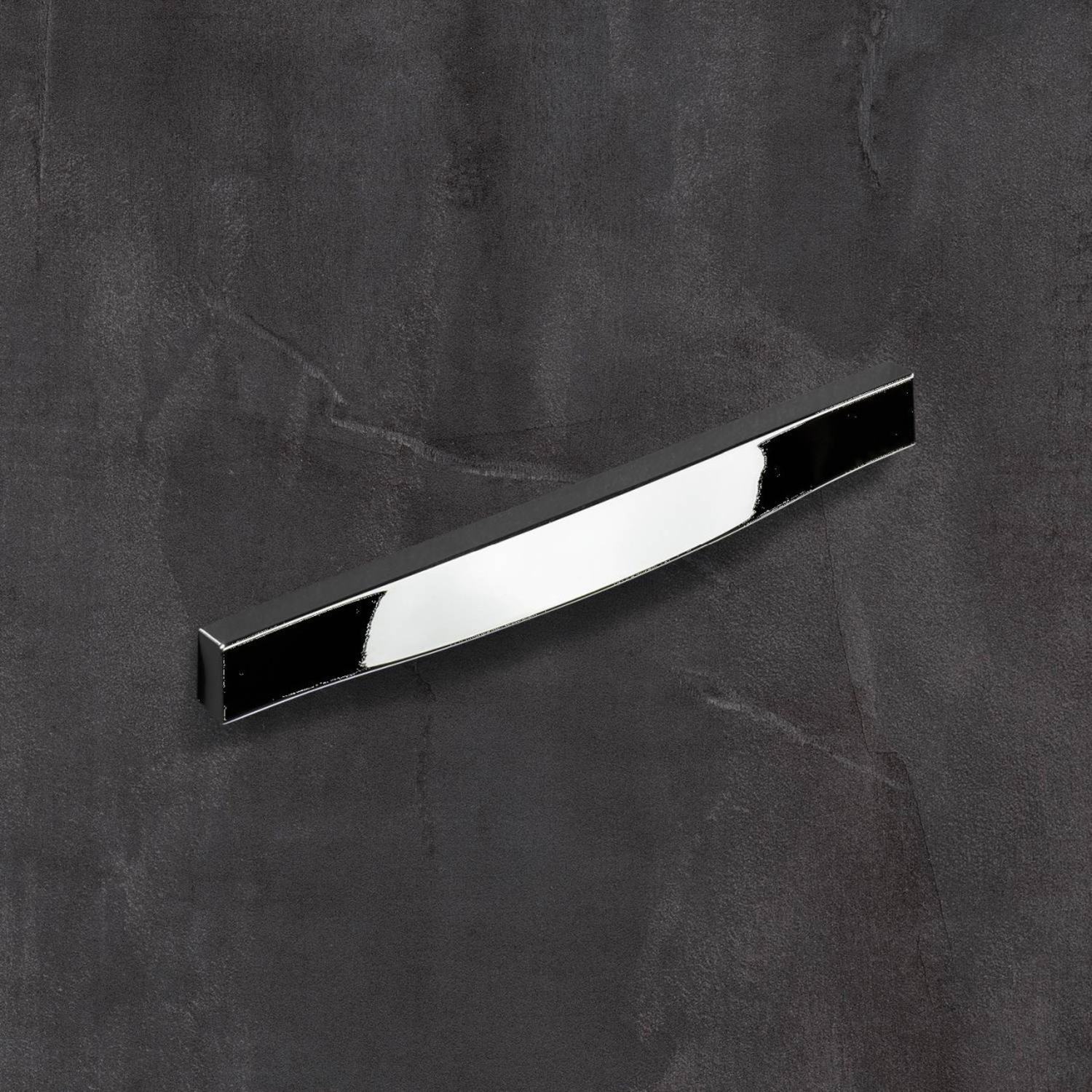 Greep Forli, boorafstand 160 / 192 mm, L 204 mm, B 18 mm, H 16 mm, glans verchroomd
