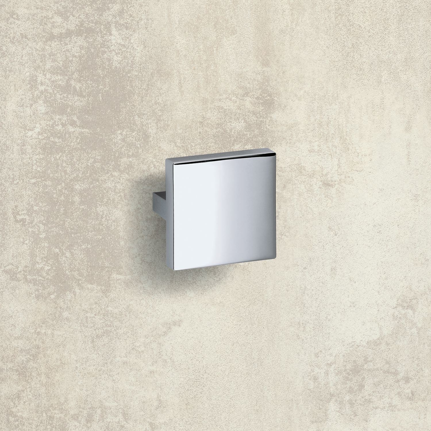 Greep Messana, boorafstand 32, L 42 mm, B 42 mm, H 25 mm, glans verchroomd