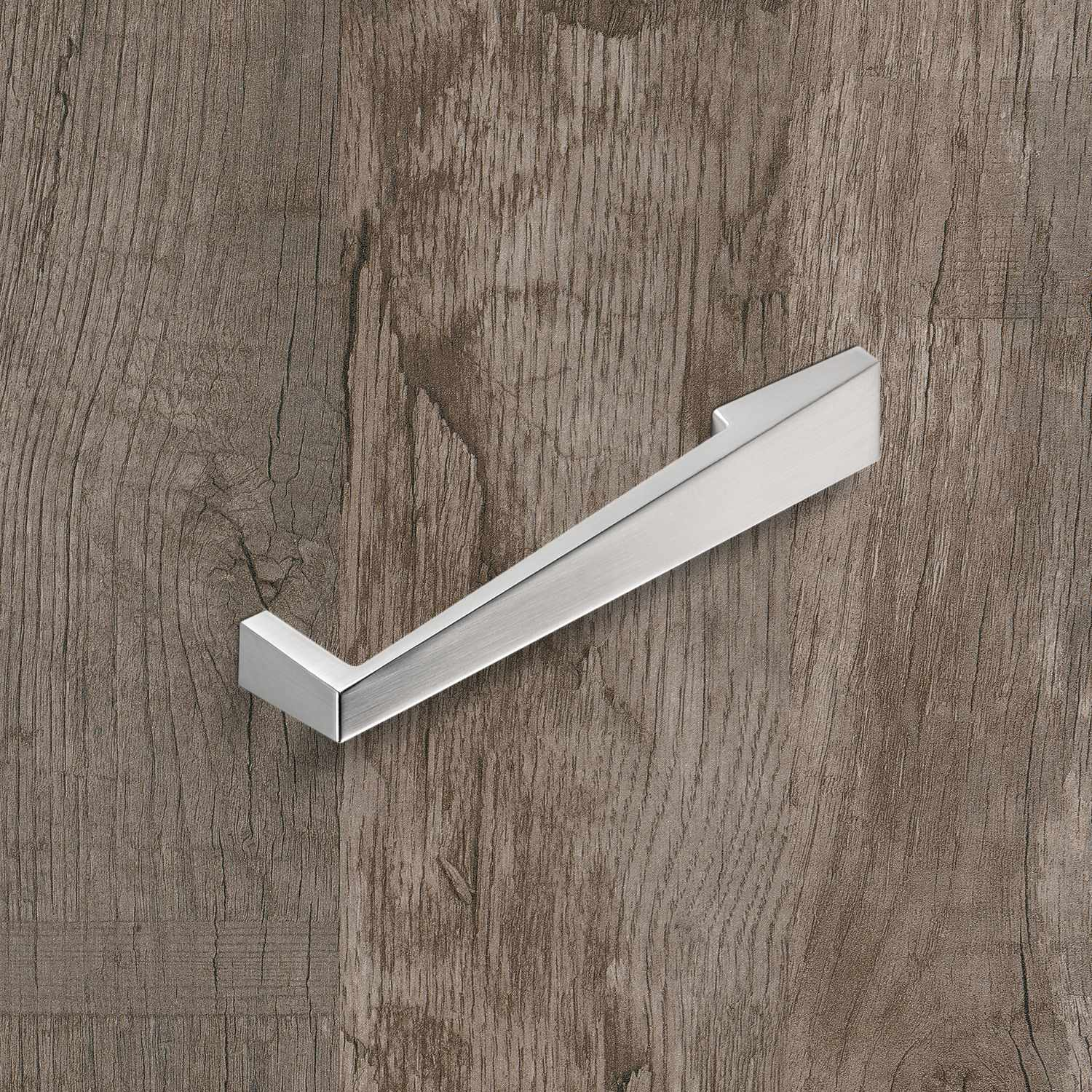Greep Rialto, boorafstand 160, L 189 mm, B 25 mm, H 35 mm, roestvrij staal finish geborsteld