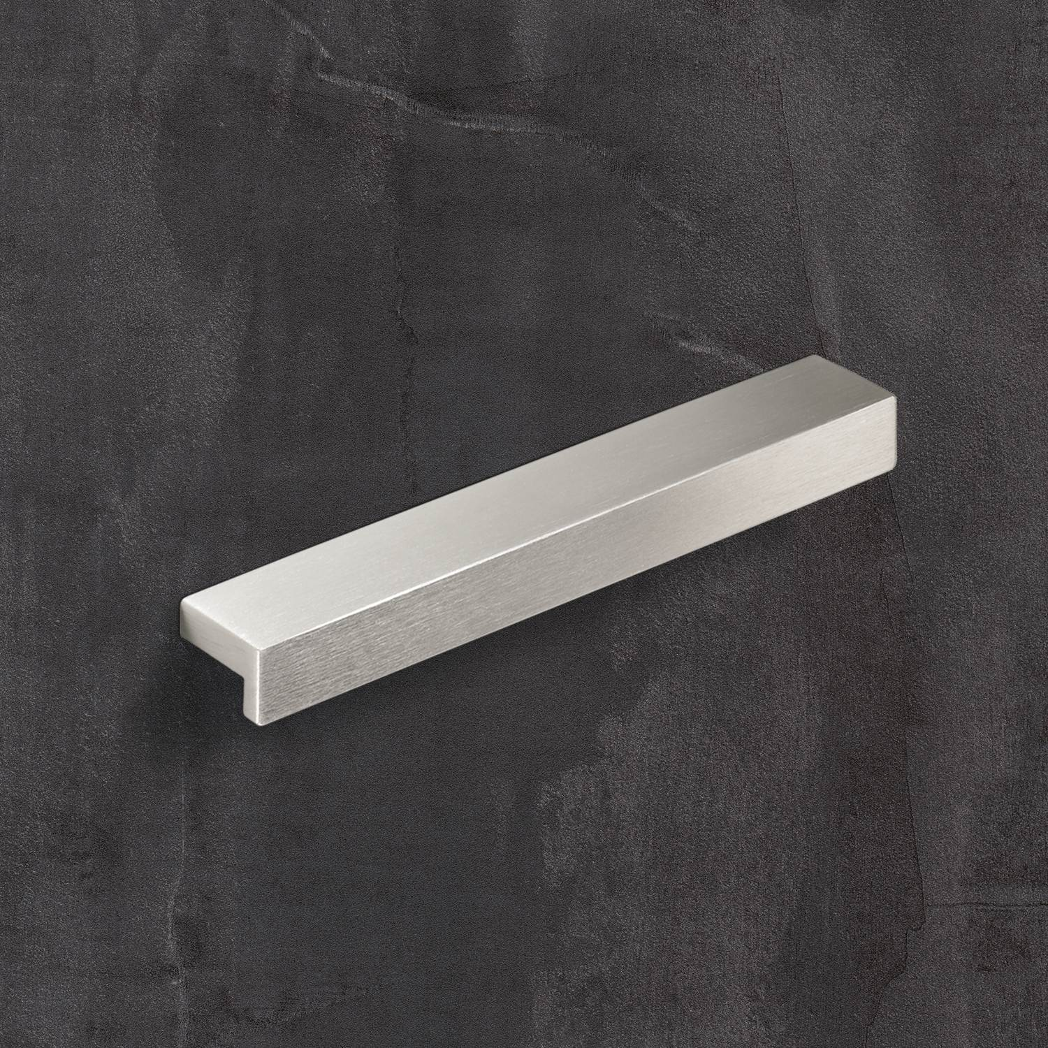 Greep Rovigo, boorafstand 96, L 111 mm, B 16 mm, H 25 mm, roestvrij staal finish geborsteld