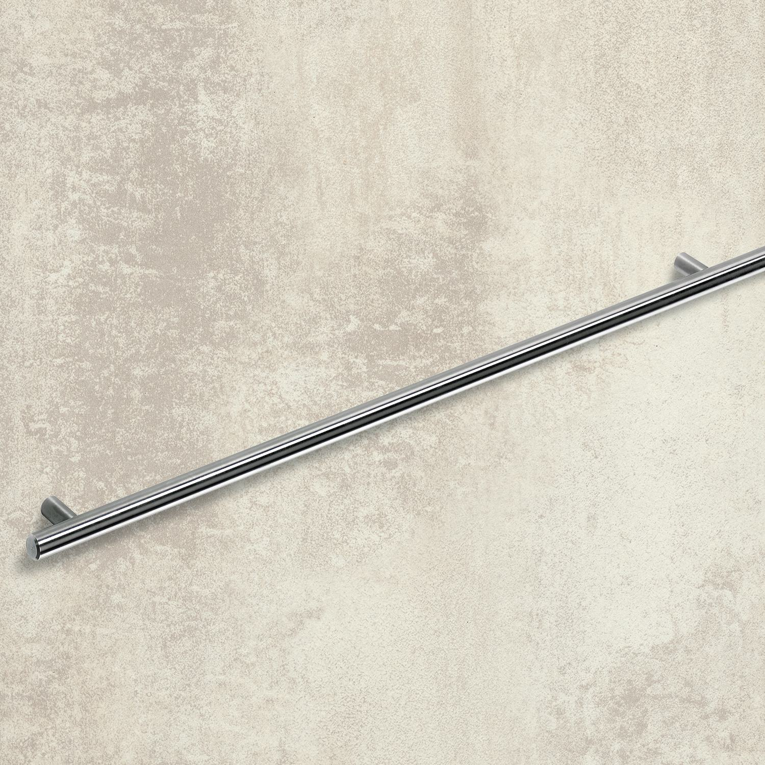 stanggreep Salvia, boorafstand 480, L 1020 mm, H 35 mm, ø 14 mm, roestvrij staal geborsteld