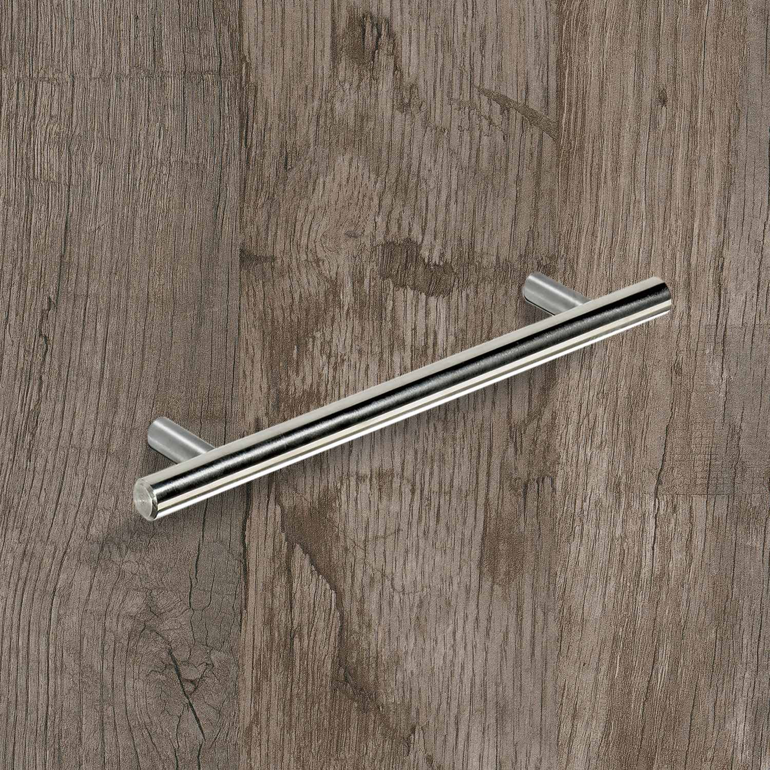 stanggreep Salvia, boorafstand 192, L 252 mm, H 35 mm, ø 10 mm, roestvrij staal geborsteld