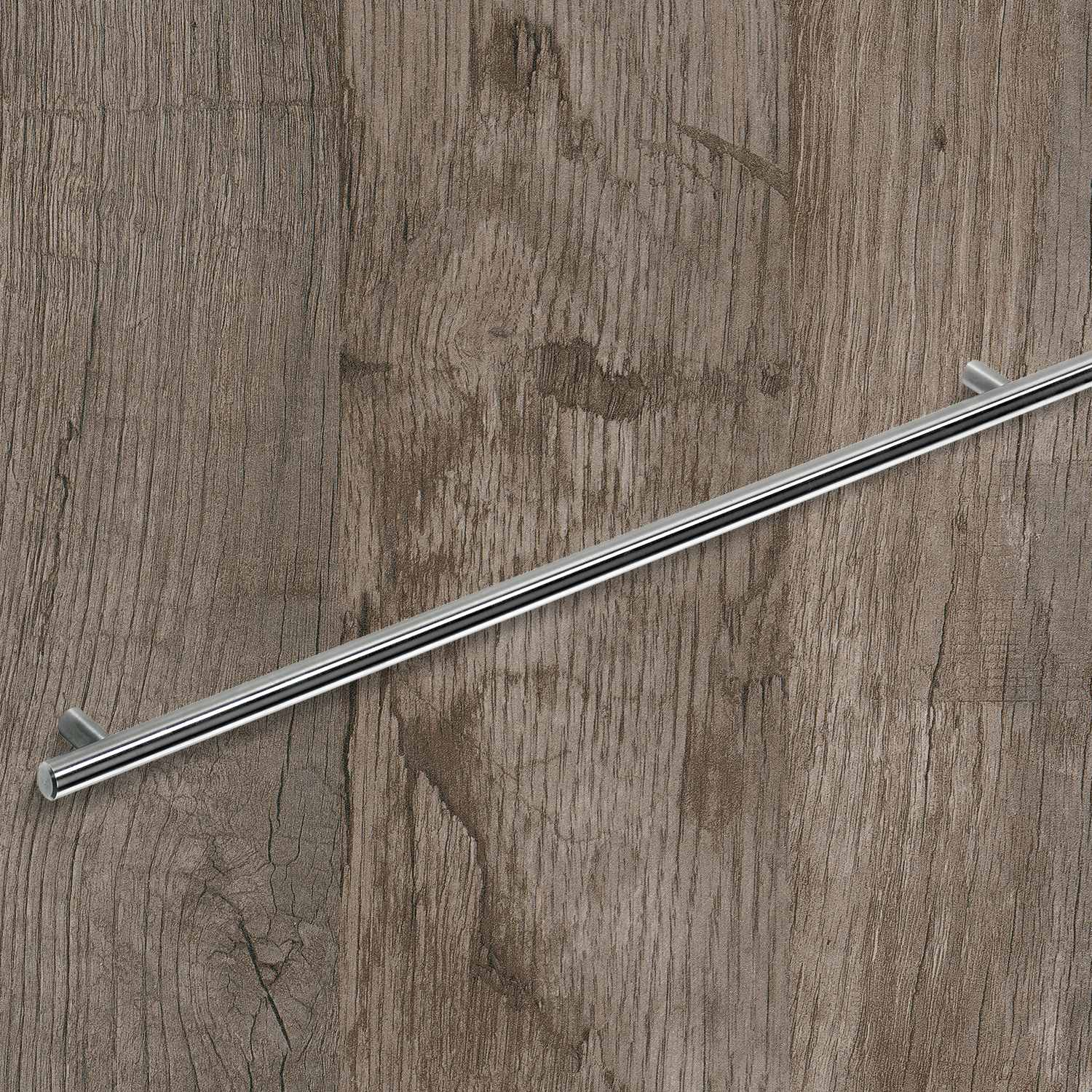 stanggreep Salvia, boorafstand 480, L 1020 mm, H 35 mm, ø 14 mm, roestvrij staal geborsteld
