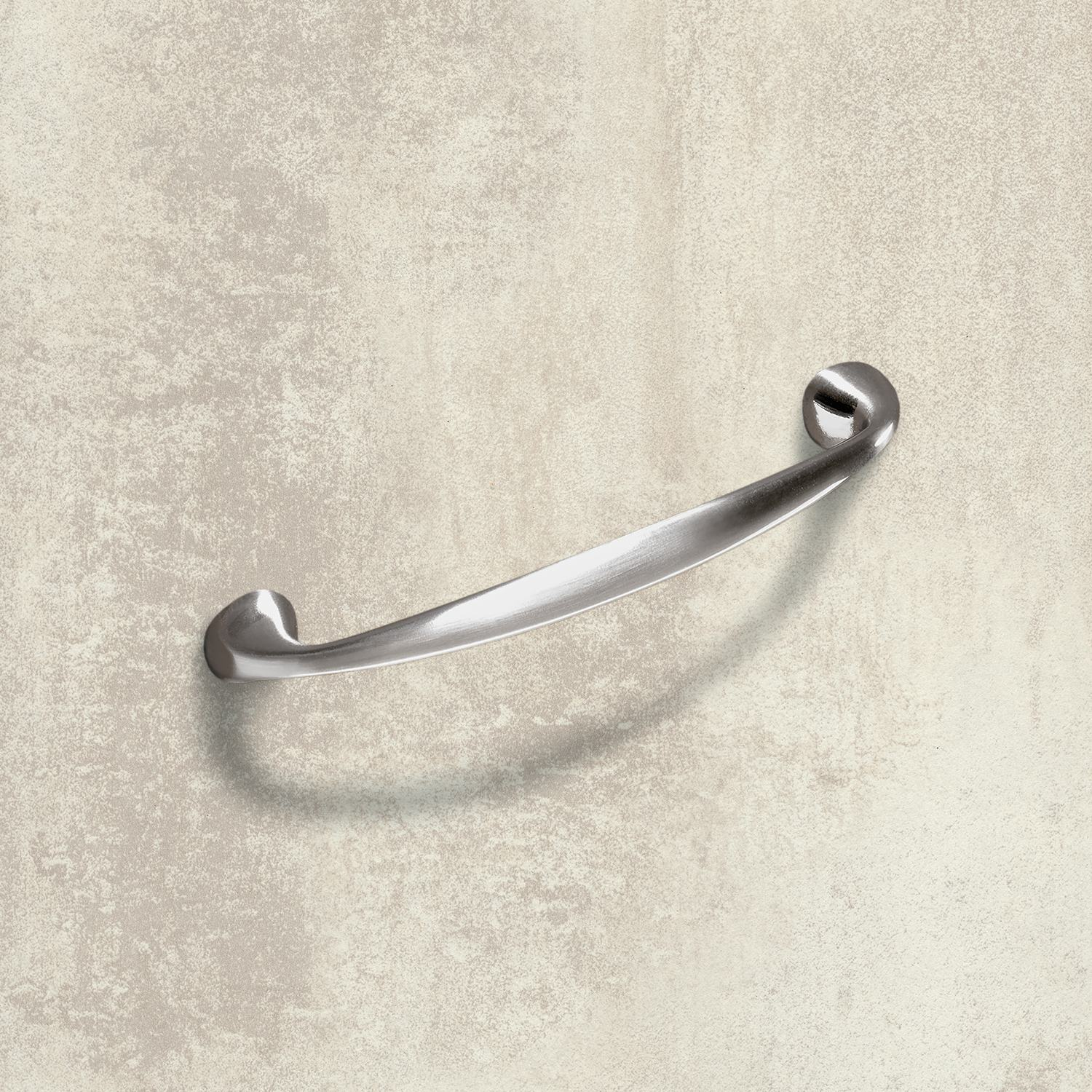 Greep Terranda, boorafstand 96, L 112 mm, B 12 mm, H 24 mm, roestvrij staal finish geborsteld