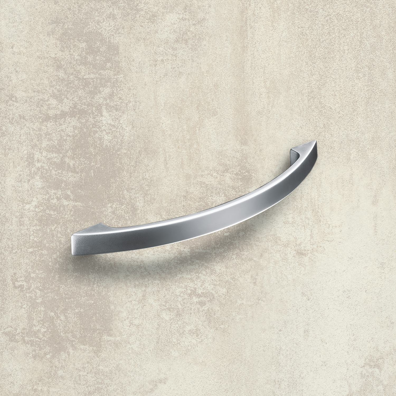 Greep Tolosa, boorafstand 128, L 157 mm, B 10 mm, H 28 mm, Mat verchroomd
