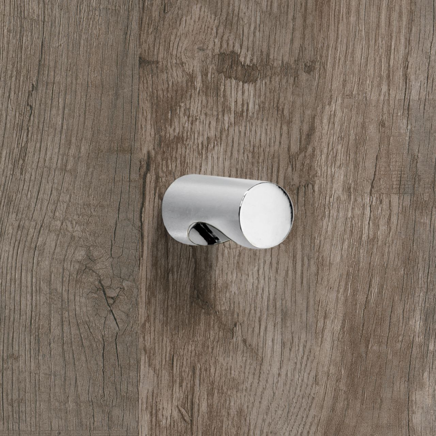 Knop Almus, H 23 mm, ø 12 mm, glans verchroomd