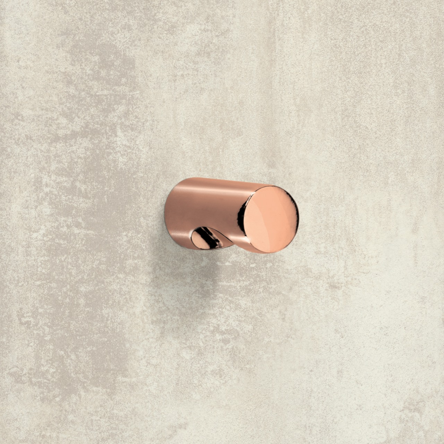 Knop Almus, H 23 mm, ø 12 mm, Koperkleurig glans
