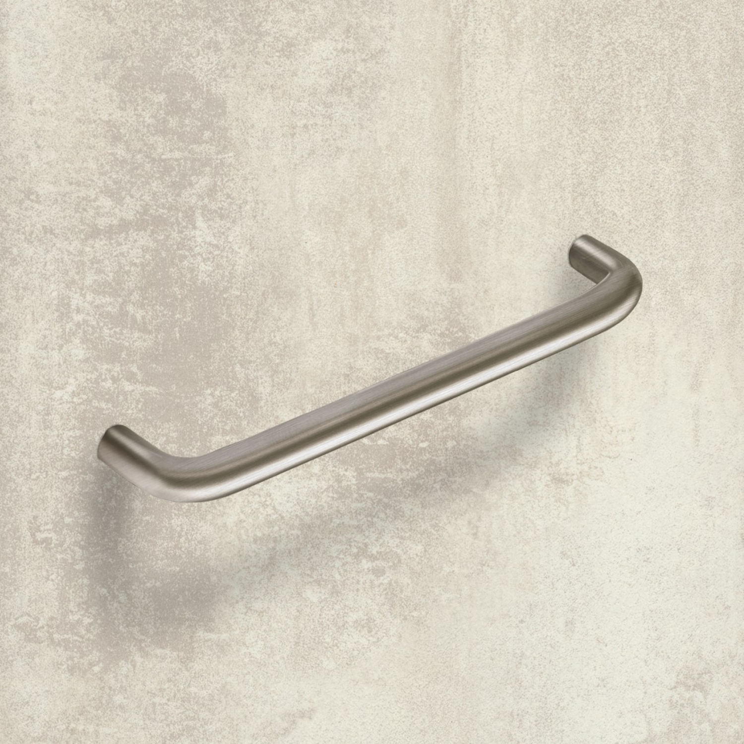 Greep Avenio, boorafstand 128, L 138 mm, H 32 mm, ø 10 mm, roestvrij staal finish geborsteld