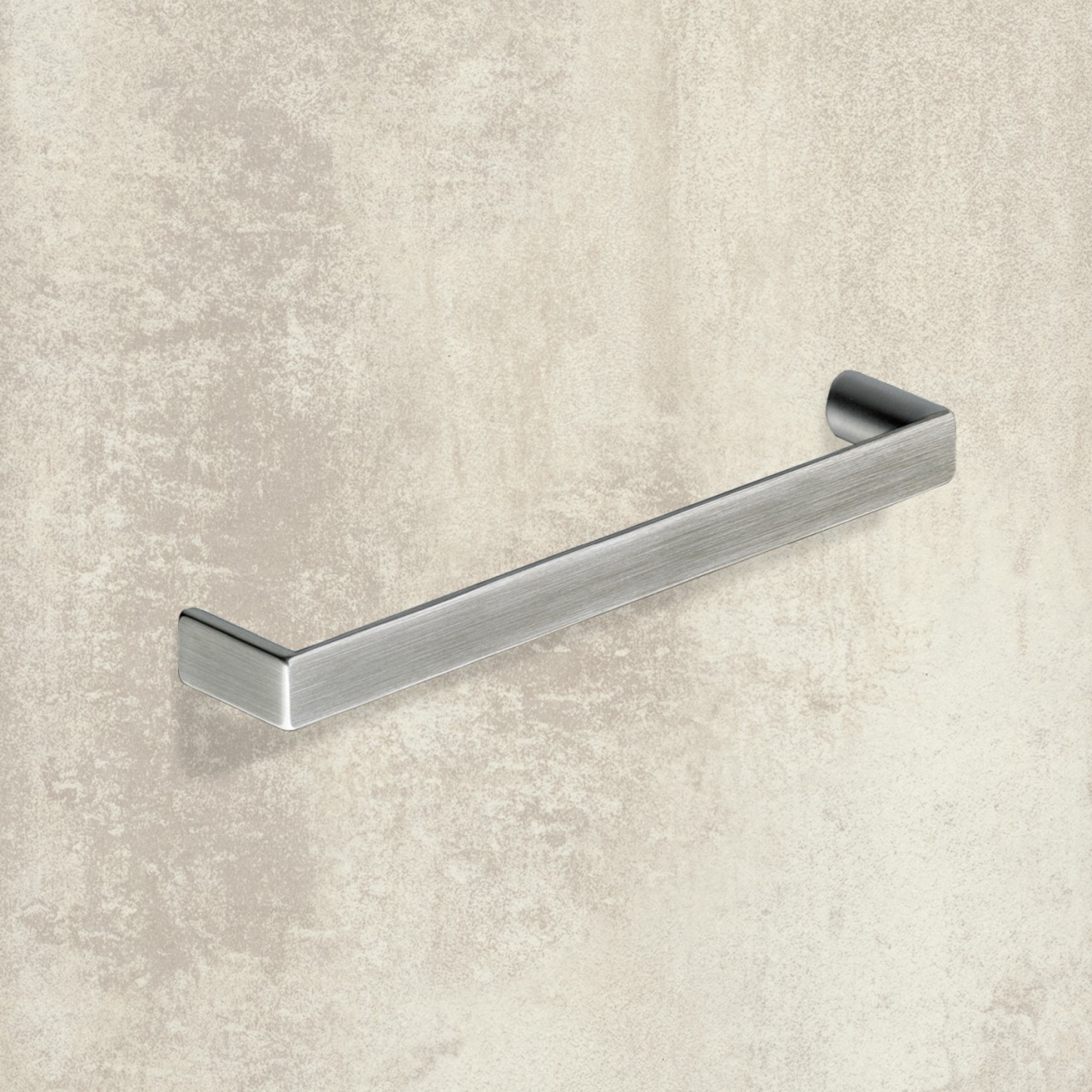 Greep Baldone, boorafstand 256, L 264 mm, B 15 mm, H 29 mm, roestvrij staal finish geborsteld