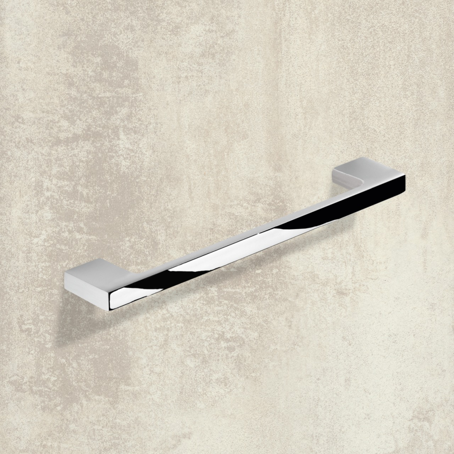 Greep Belluno, boorafstand 160 / 192 mm, L 200 mm, B 9 mm, H 30 mm, glans verchroomd