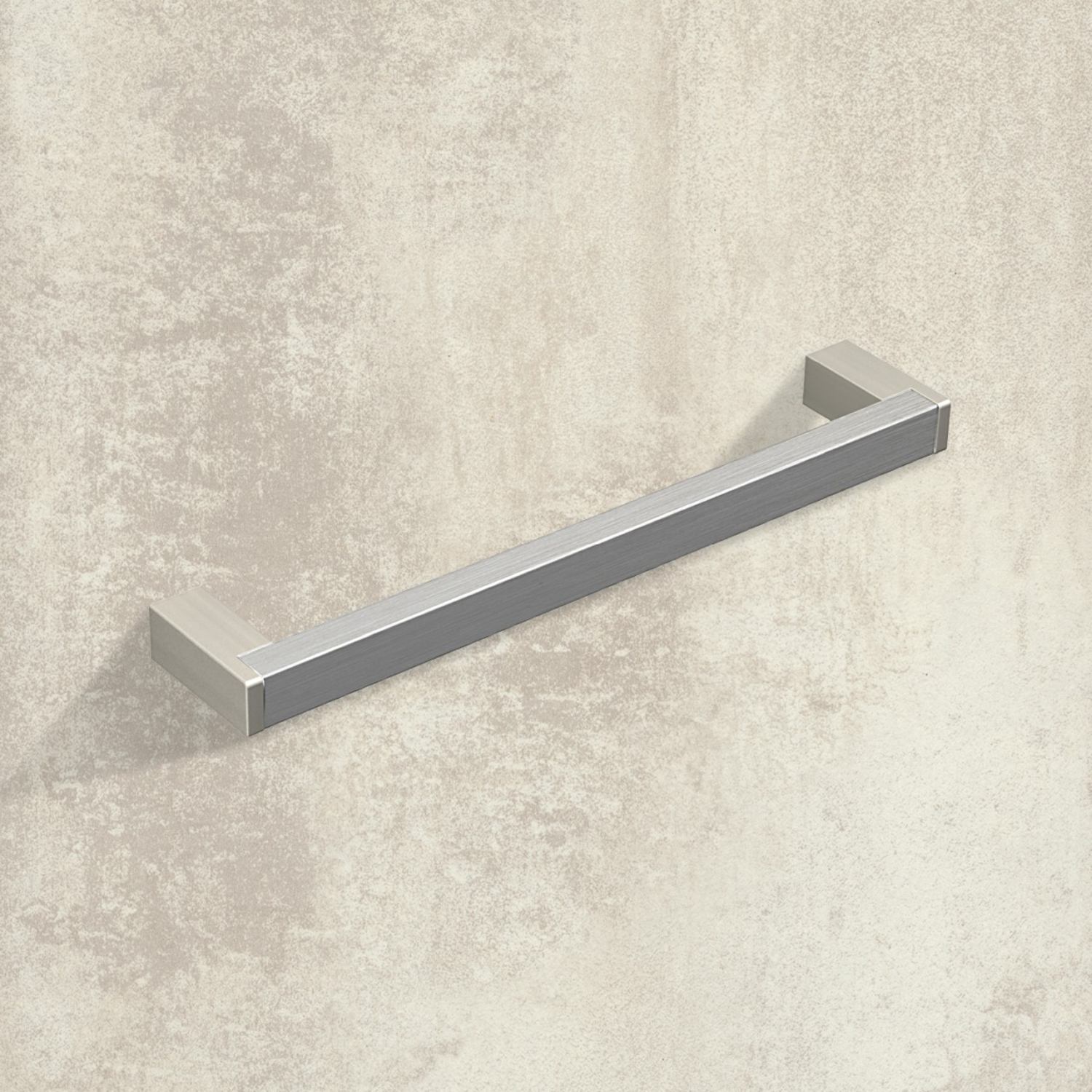 Greep Bermeo, boorafstand 160, L 173 mm, B 12 mm, H 32 mm, roestvrij staal finish geborsteld